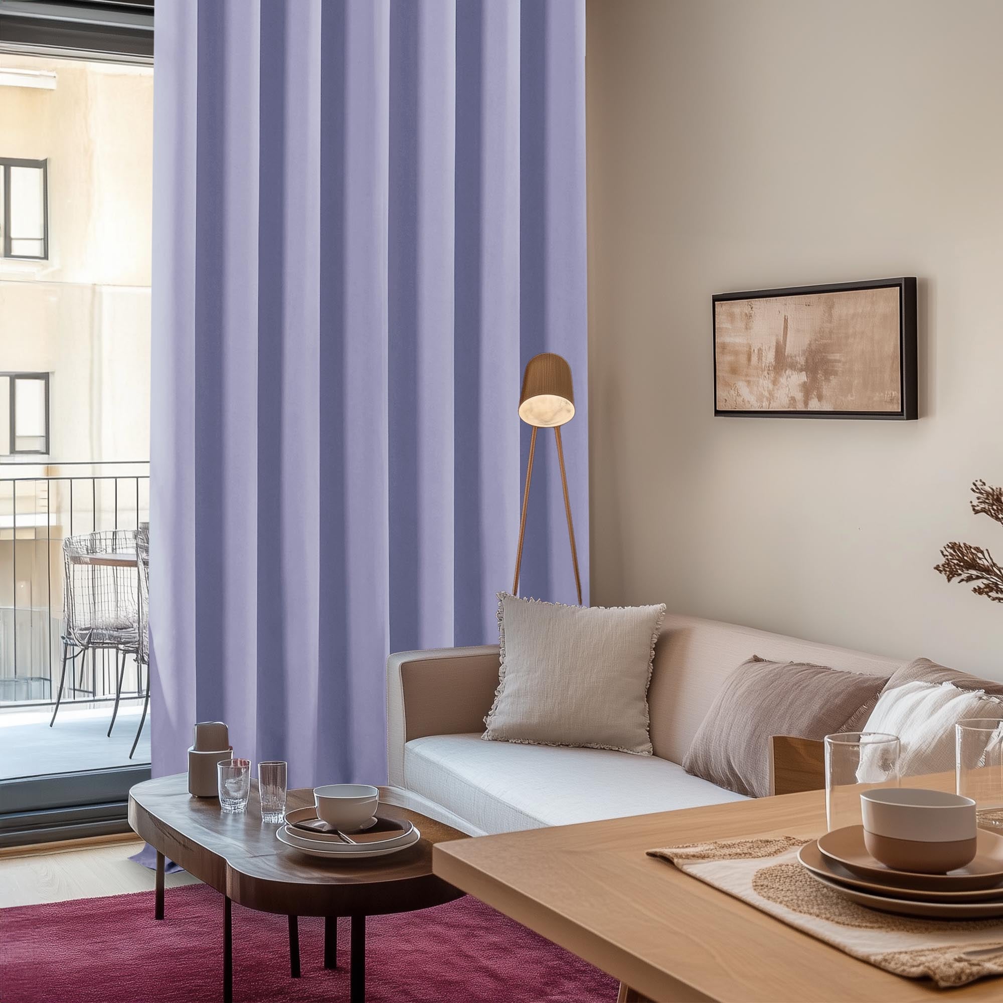 Deconovo Grommet Curtains 2 Panels, Thermal Insulated, 38"W
