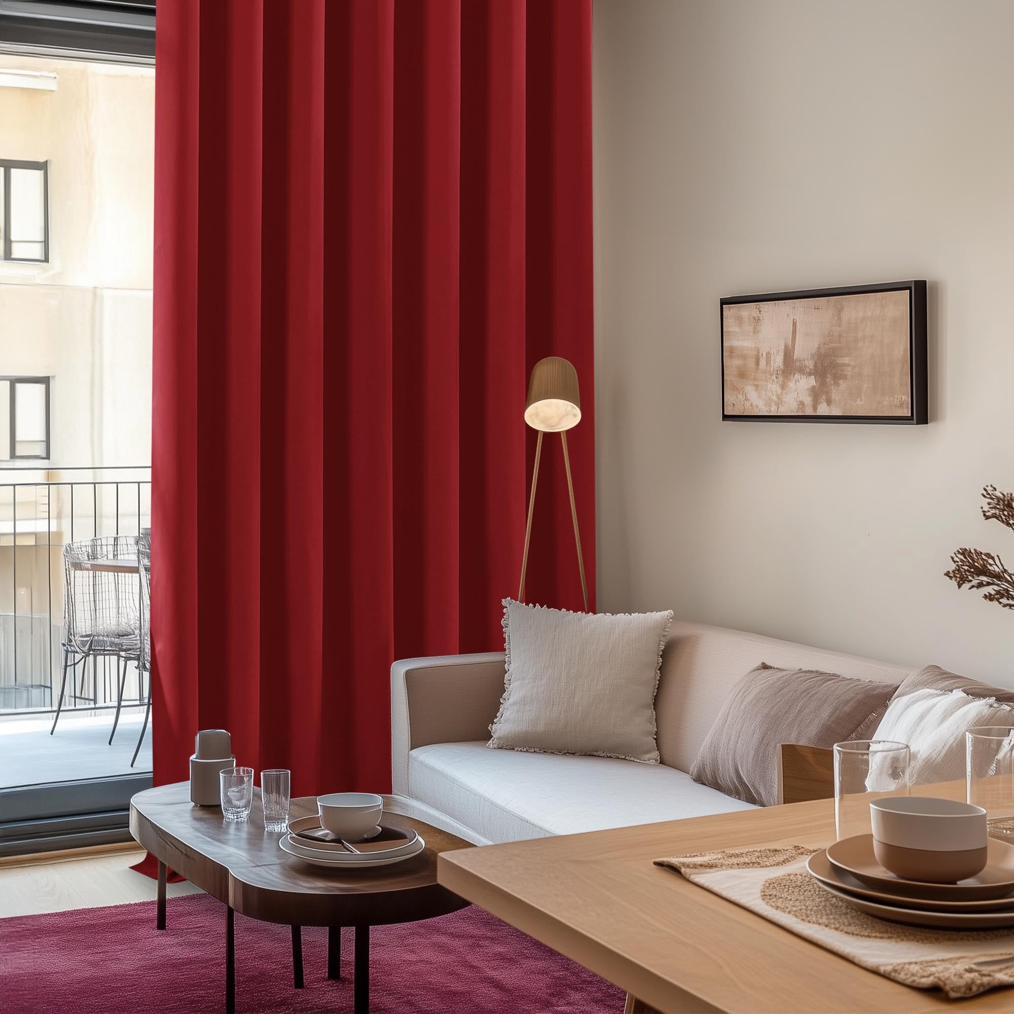 Deconovo Grommet Curtains 2 Panels, Thermal Insulated, 38"W