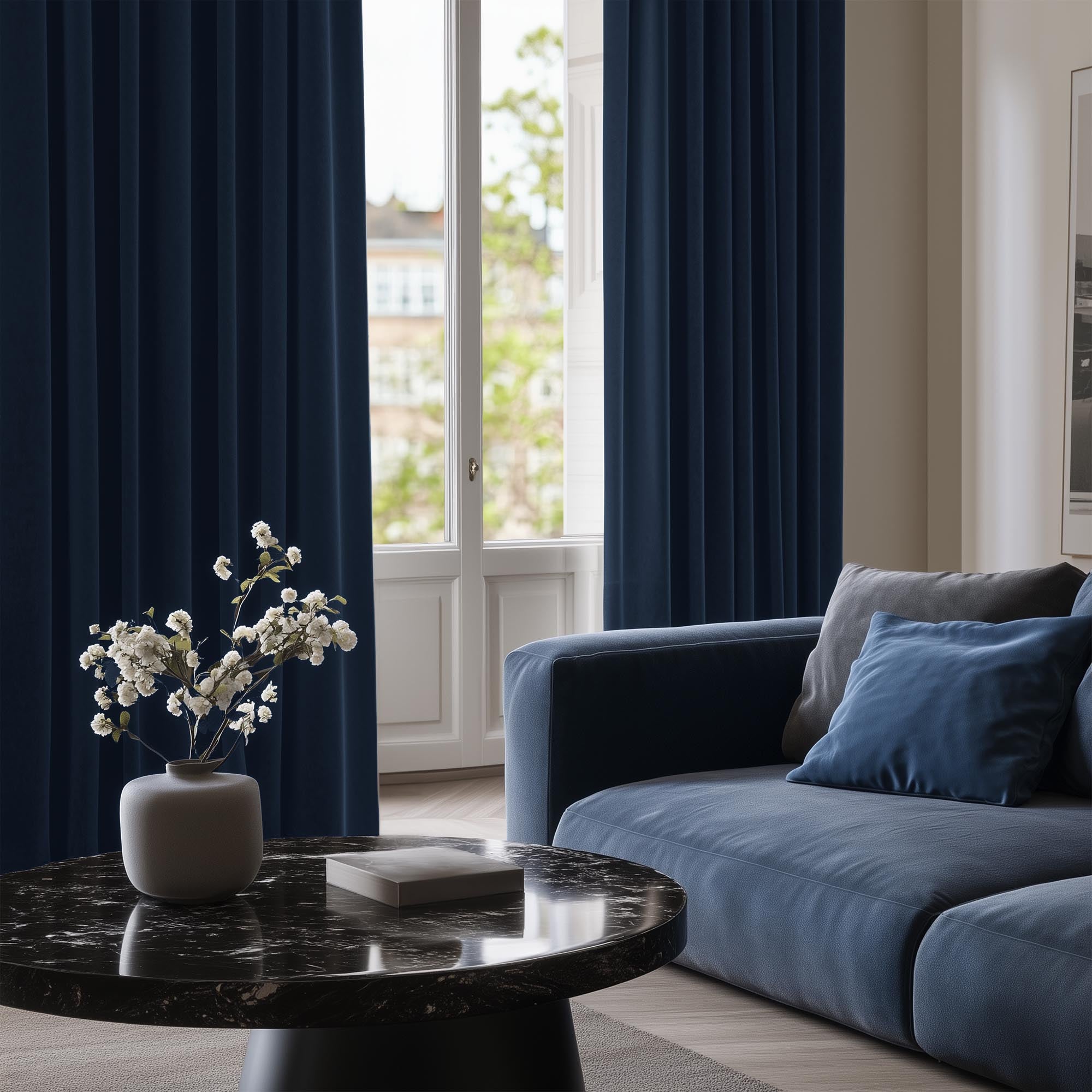 Deconovo Grommet Curtains 2 Panels, Thermal Insulated, 38"W