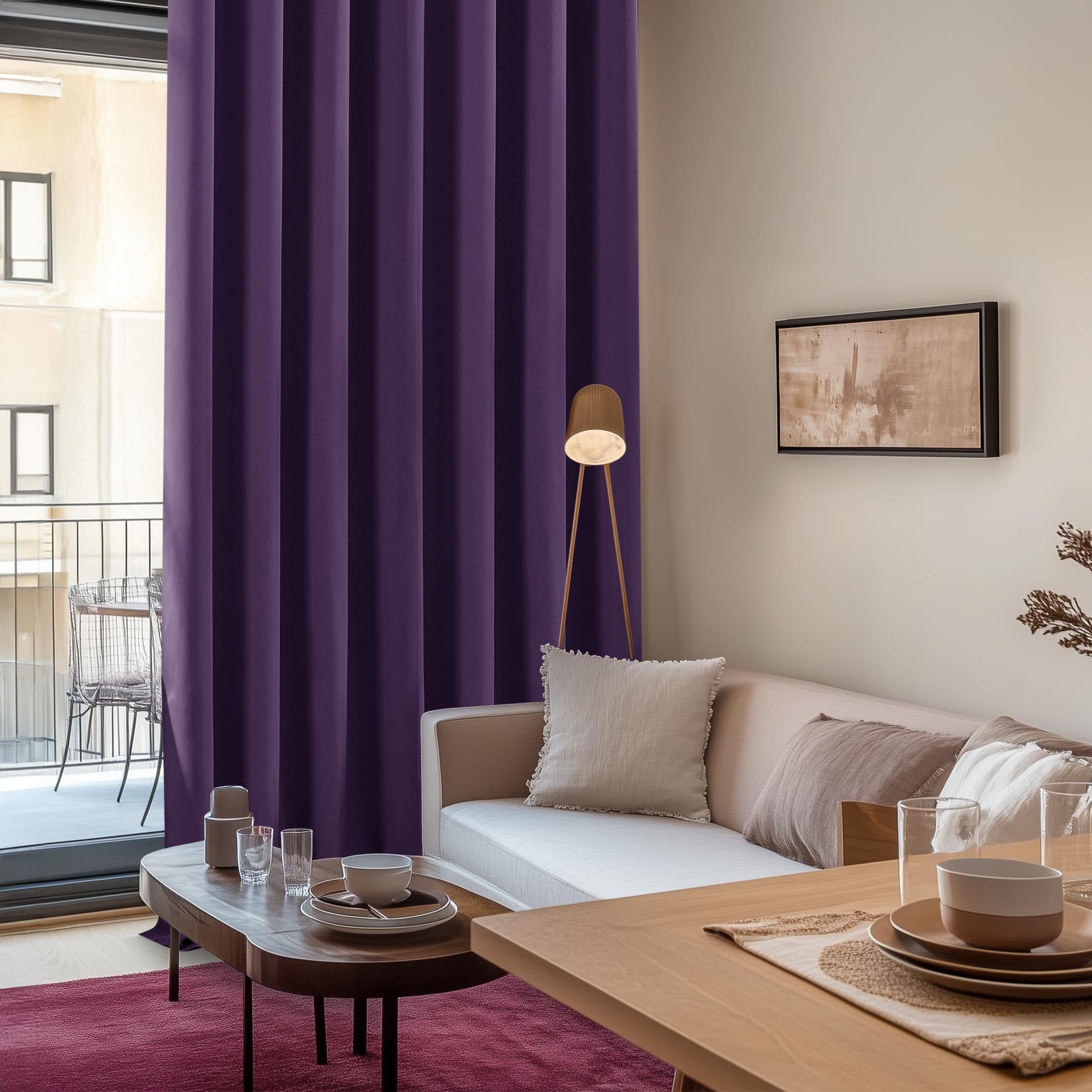 Deconovo Grommet Curtains 2 Panels, Thermal Insulated, 38"W