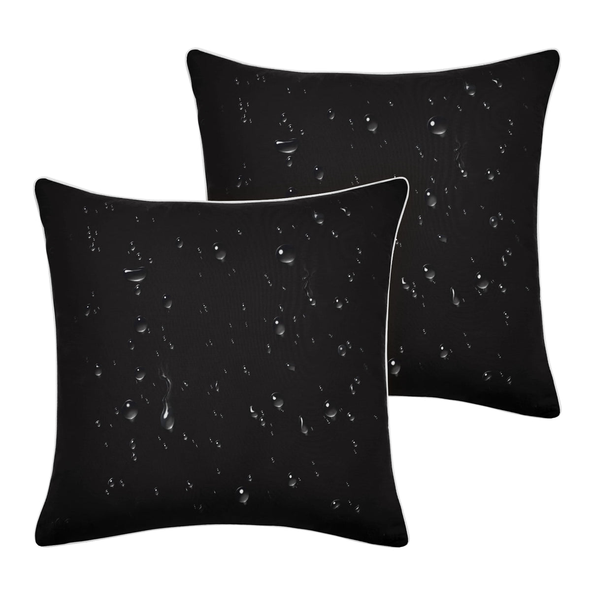 ZOPZO Decorative Pillow Covers, Phantom Black