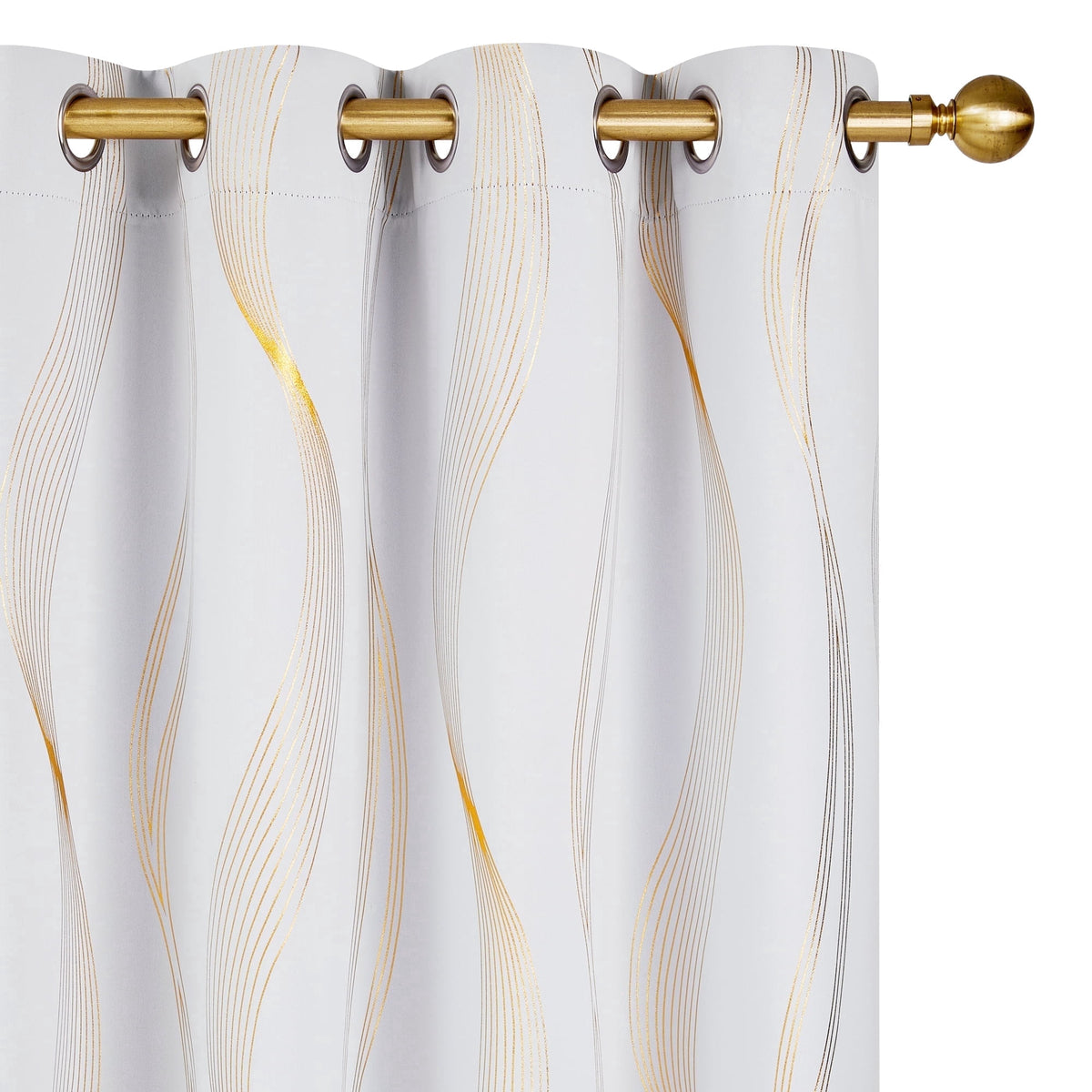 ZOPZO Curtains & Valances, Bright White