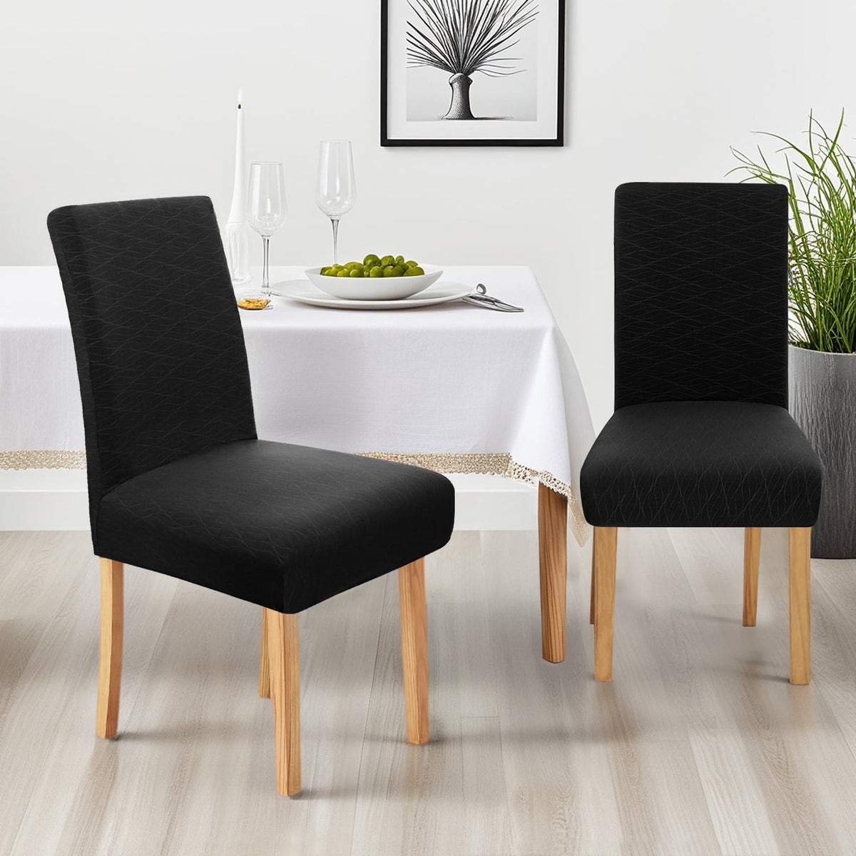 ZOPZO Slipcovers, Black