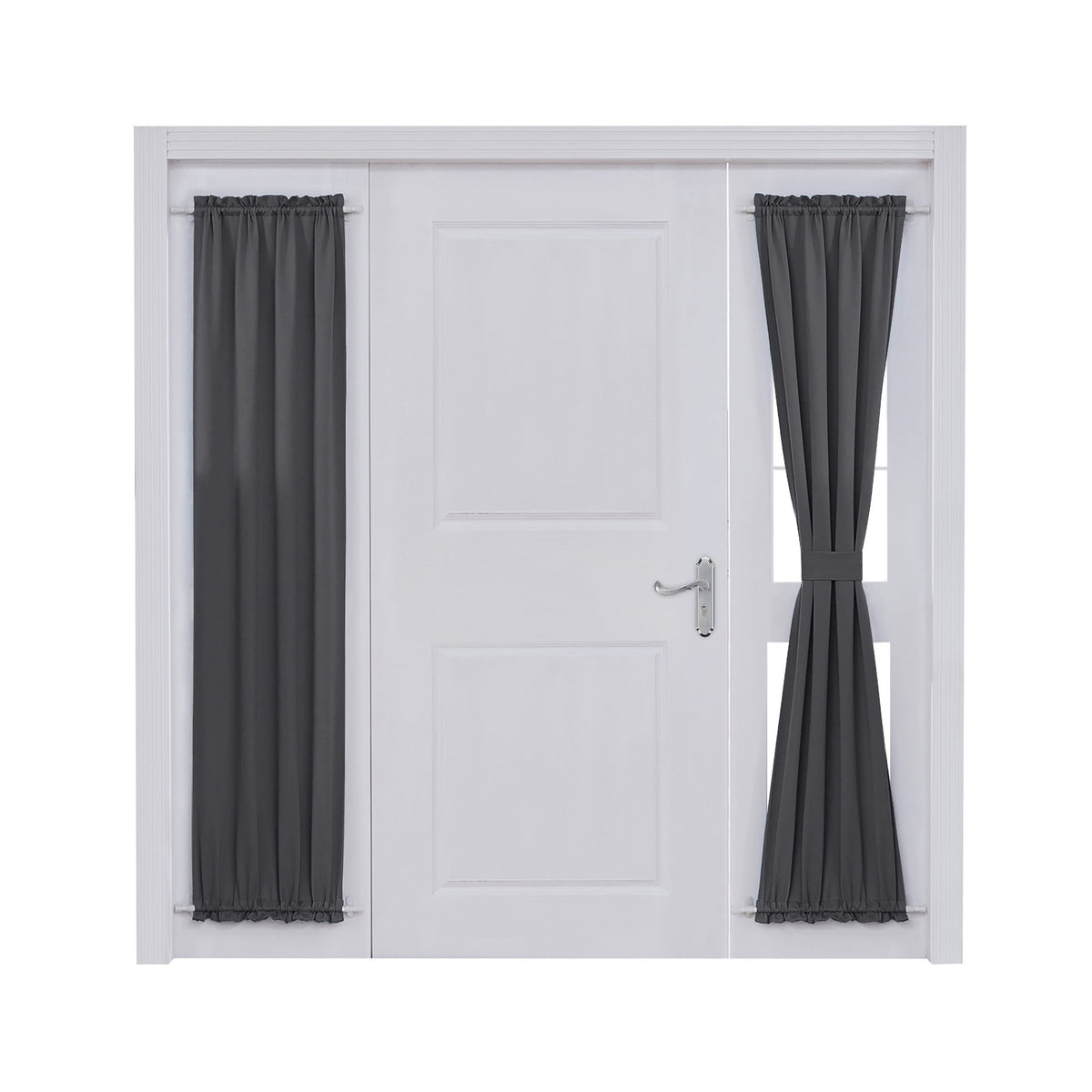 ZOPZO Curtains & Valances, Dark Gray
