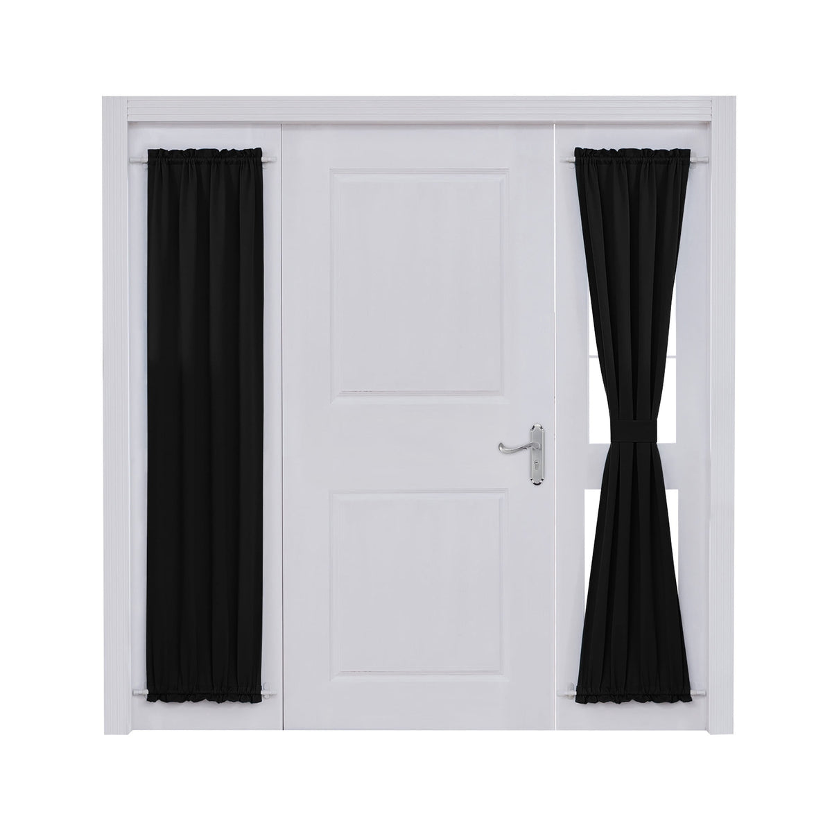 ZOPZO Curtains & Valances, Black