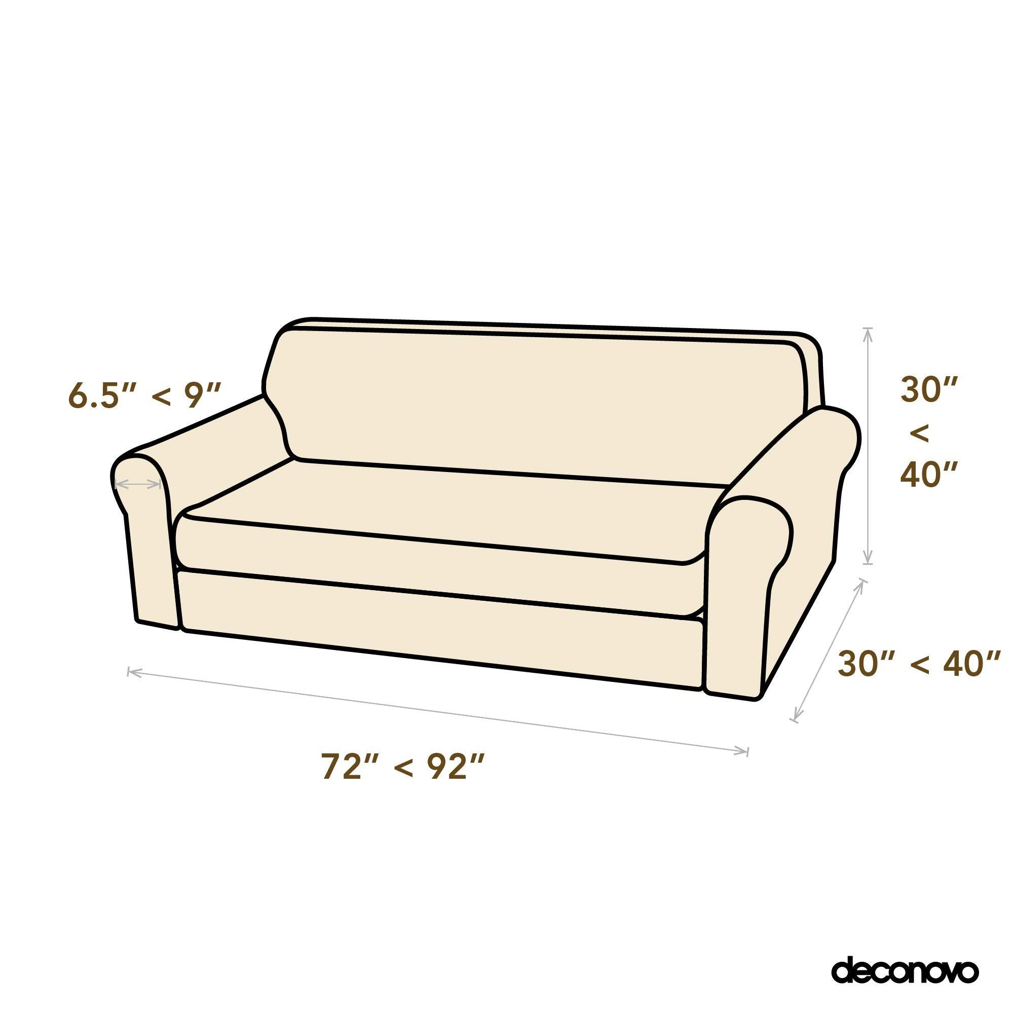 Deconovo 3-Seat Sofa Fitted Spandex Protector Slipcover