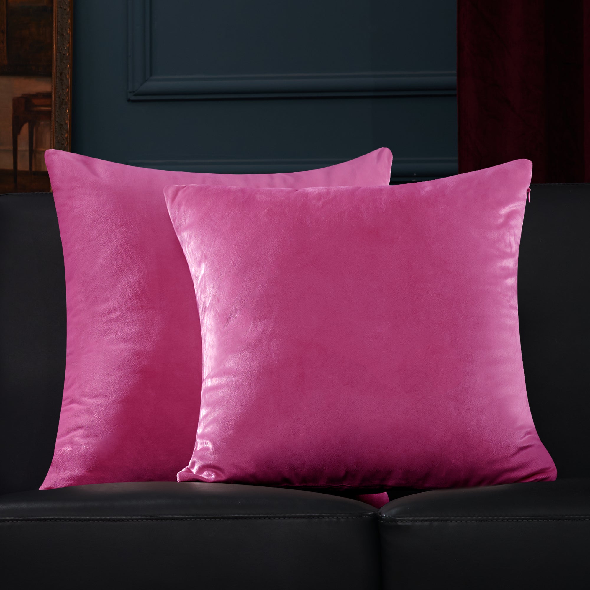 Deconovo Velvet Throw Pillow Covers, 2-Pack – Cover Only, Soft Feel