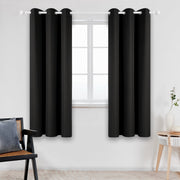 ZOPZO Curtains & Valances, Black