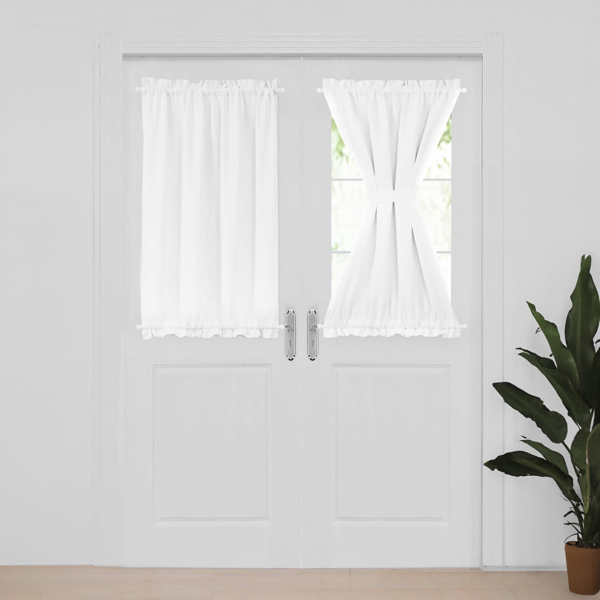 ZOPZO Curtains & Valances, White