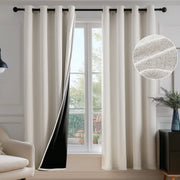 ZOPZO Curtains & Valances, Natural Linen