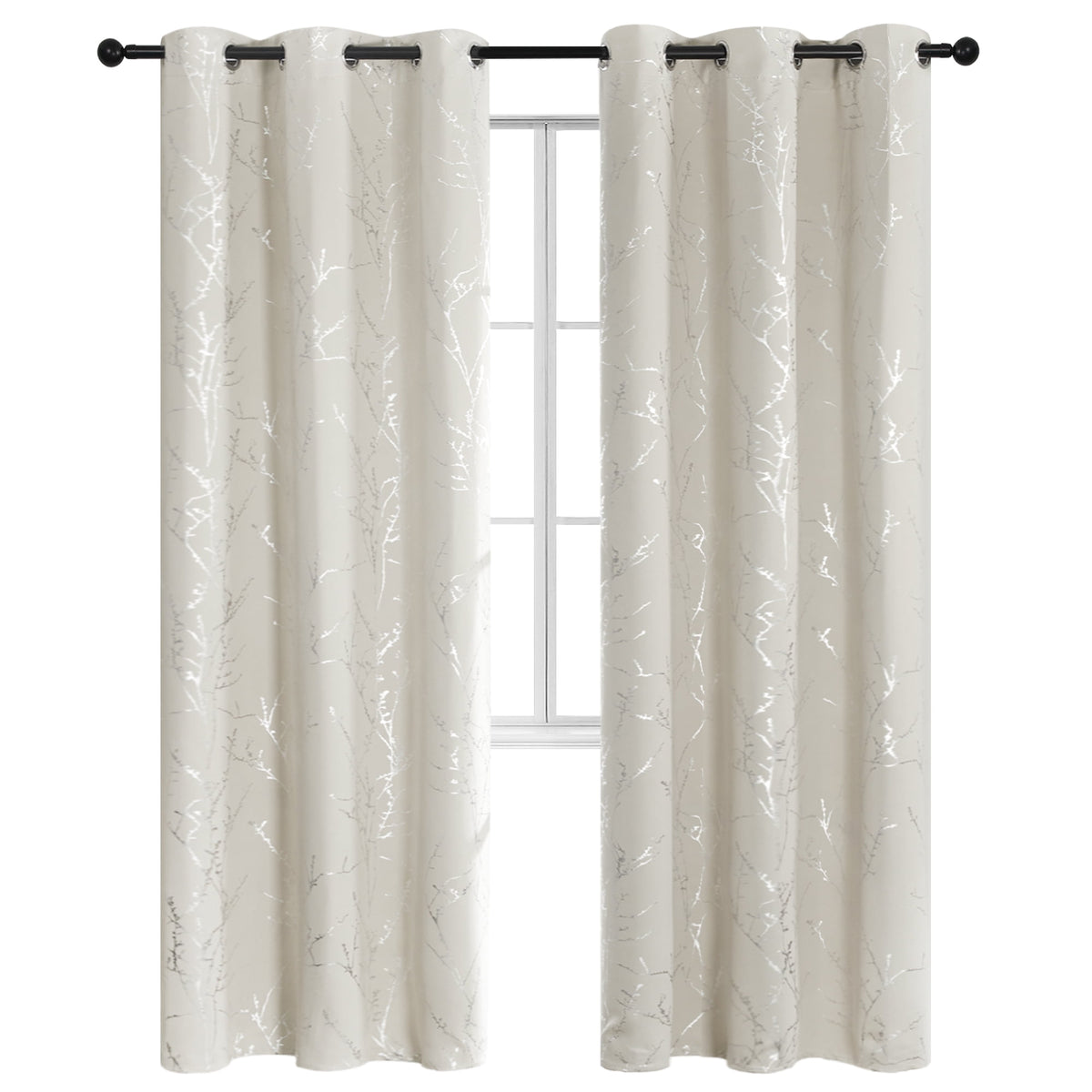 ZOPZO Curtains & Valances, Light Beige