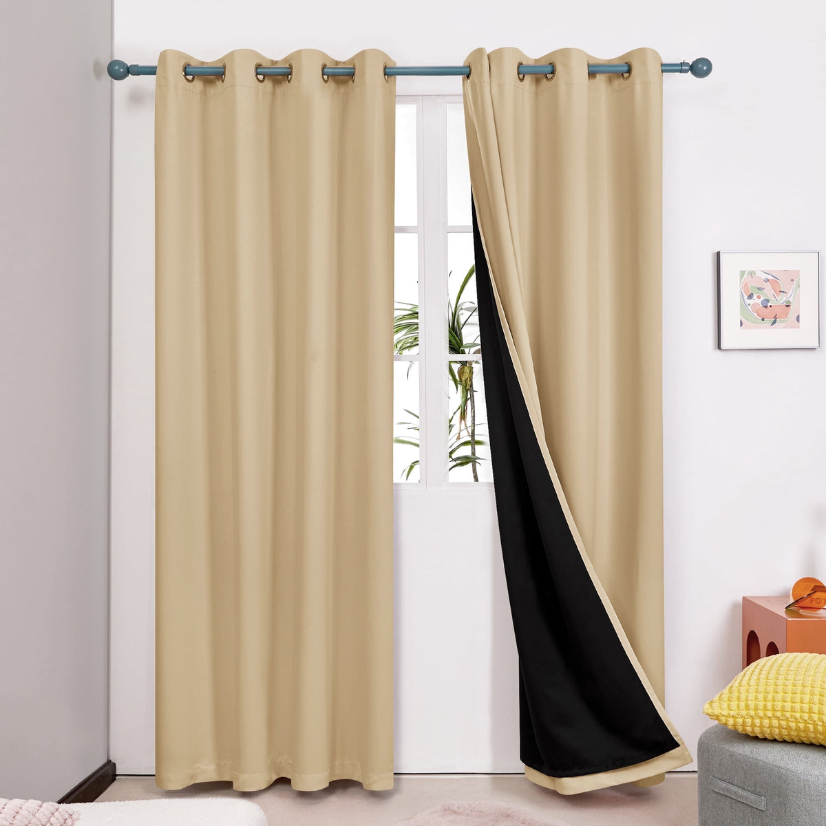 ZOPZO Curtains & Valances, Burlywood