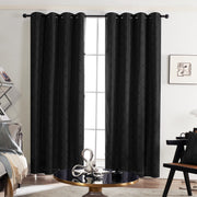 ZOPZO Curtains & Valances, Black