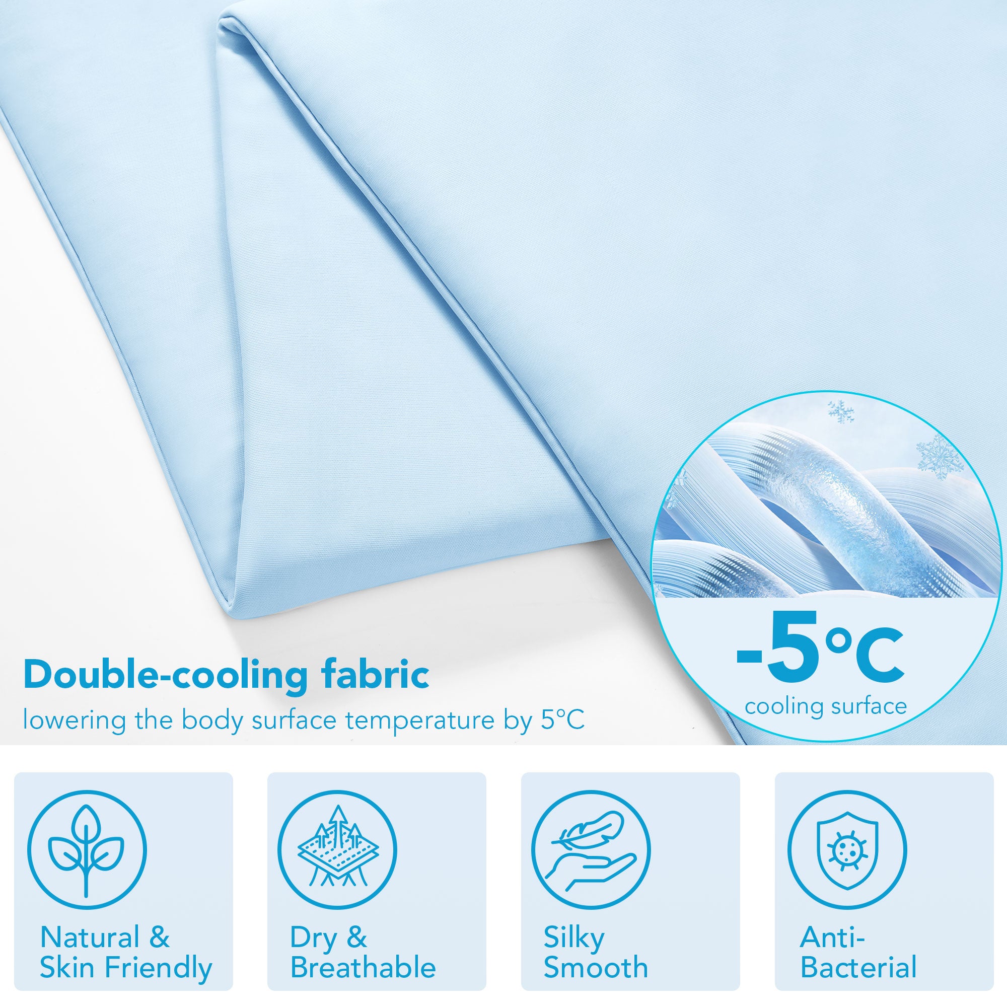 Deconovo Lightweight Cooling Comforter for Hot Sleepers, OEKO-TEX