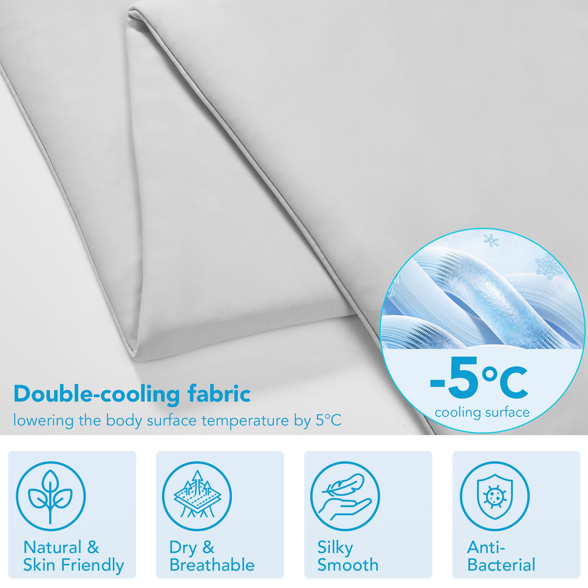 Deconovo Lightweight Cooling Comforter for Hot Sleepers, OEKO-TEX
