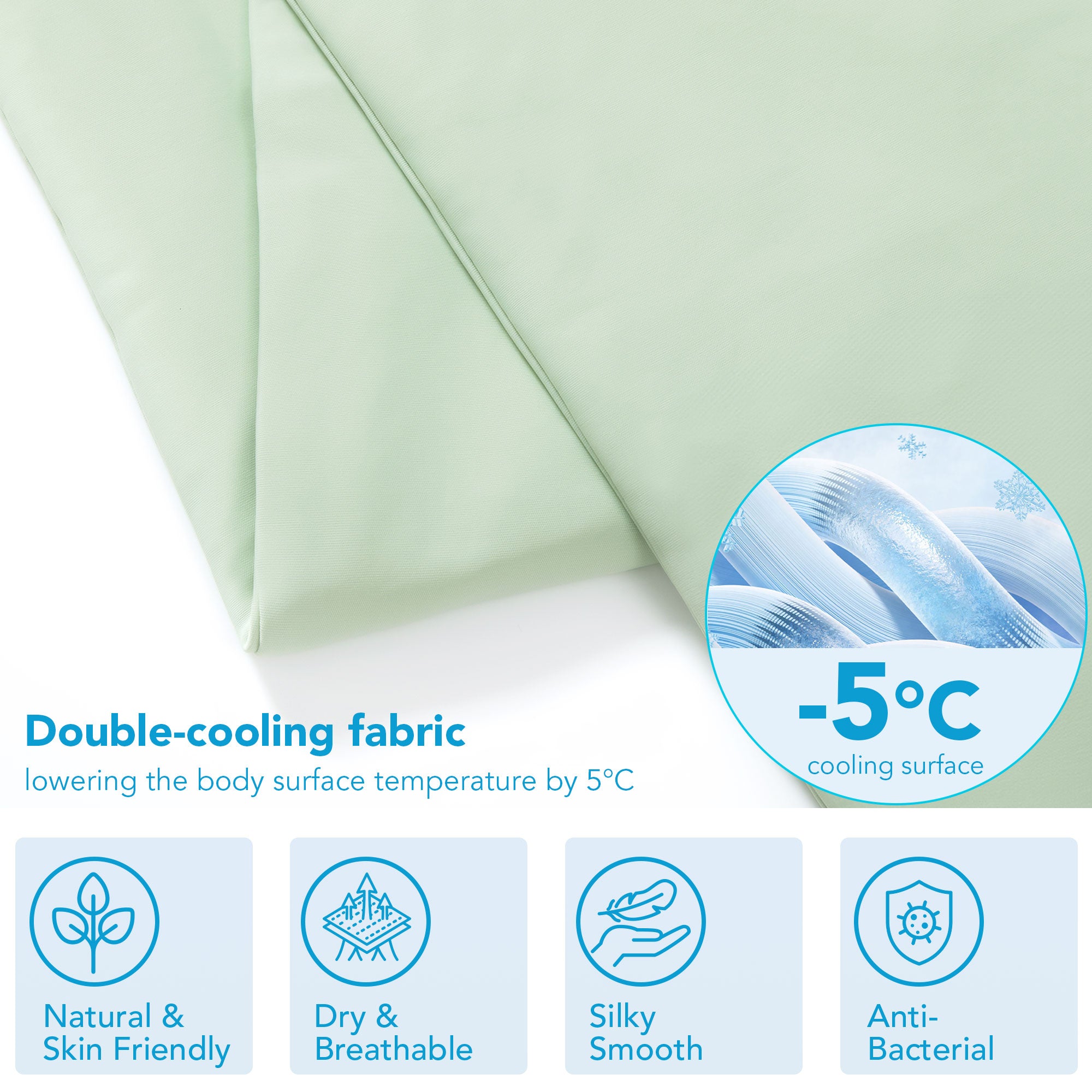 Deconovo Lightweight Cooling Comforter for Hot Sleepers, OEKO-TEX