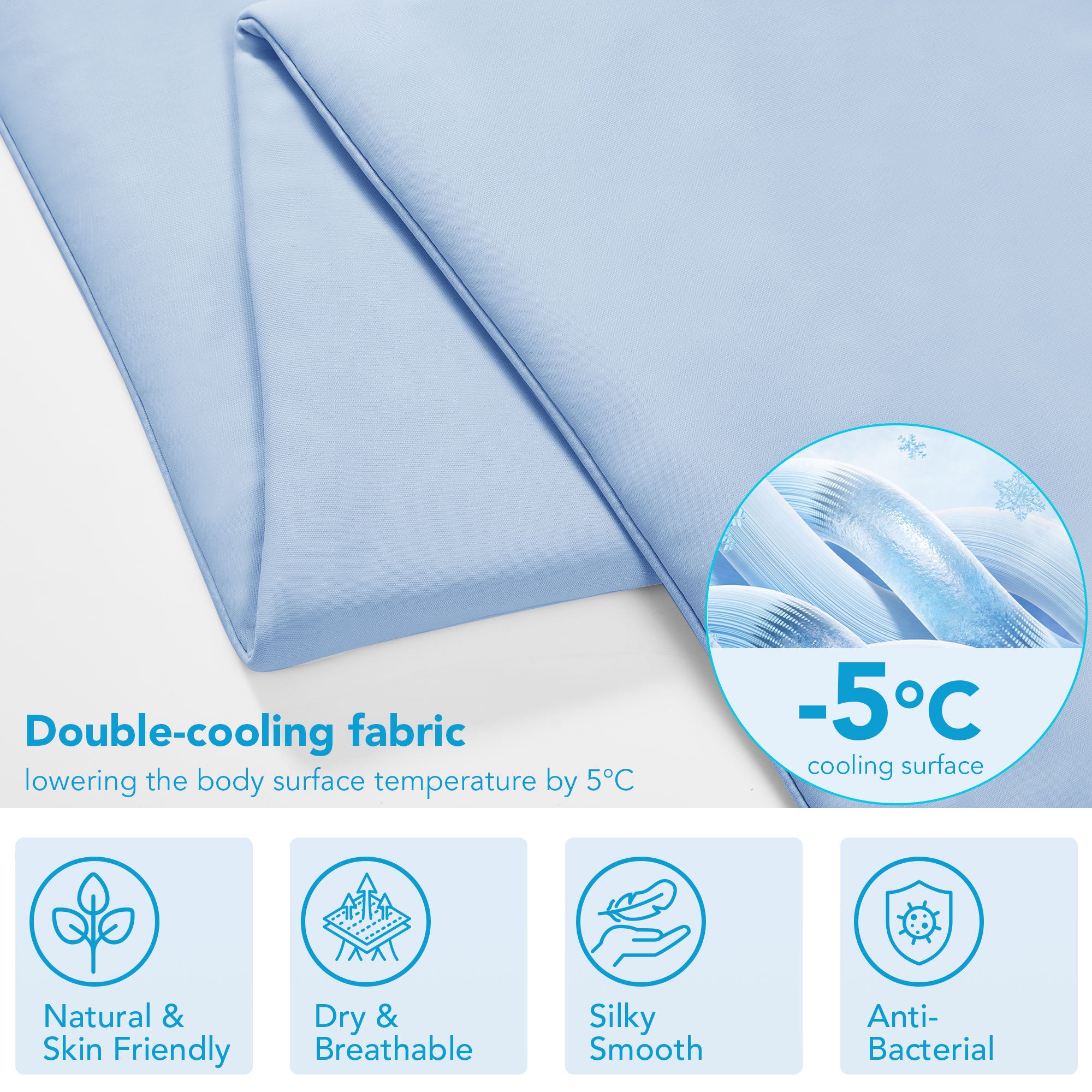 Deconovo Lightweight Cooling Comforter for Hot Sleepers, OEKO-TEX