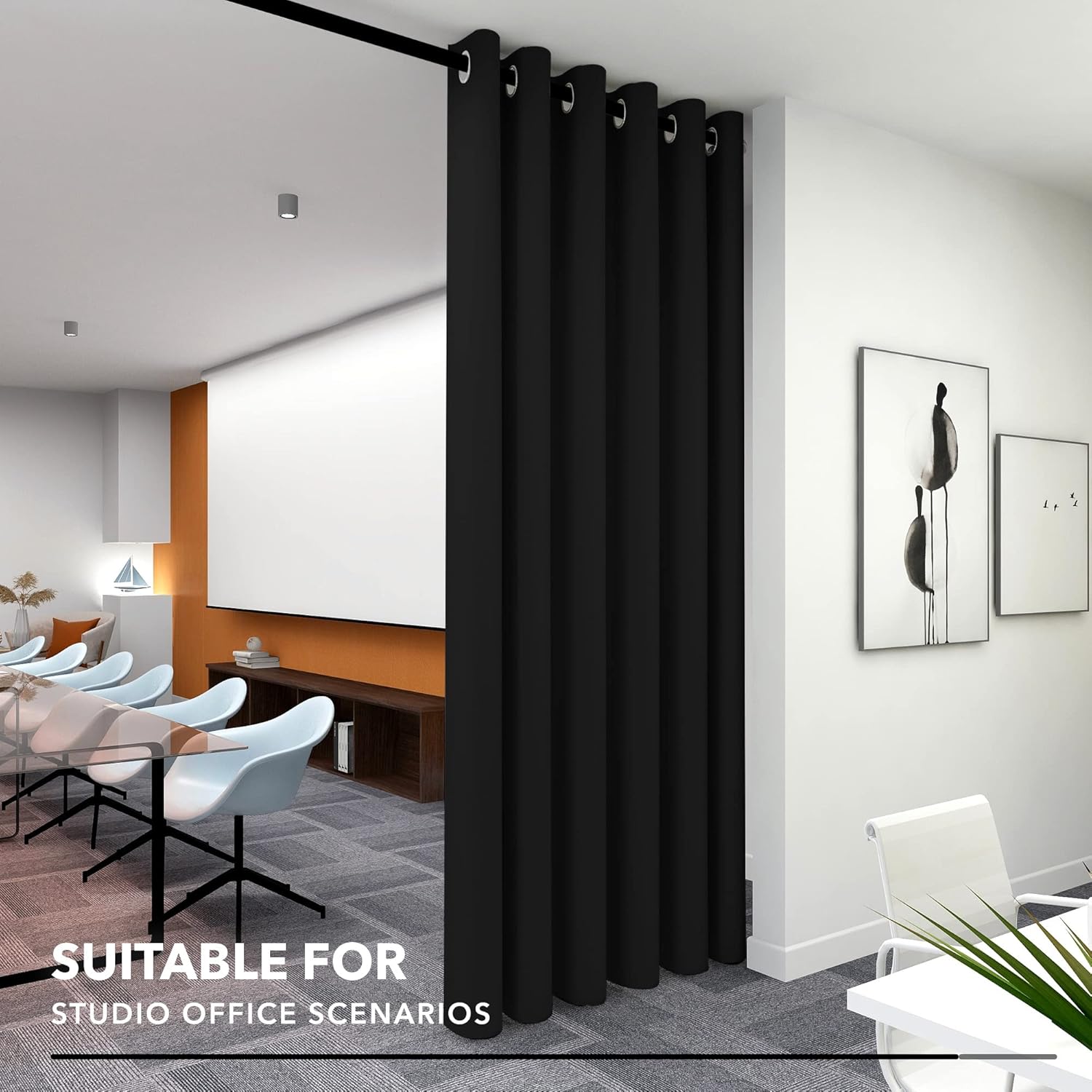 Deconovo Grommet Top Soft Window Curtain Panel Designed for Light Reduction and Privacy 1 Panel