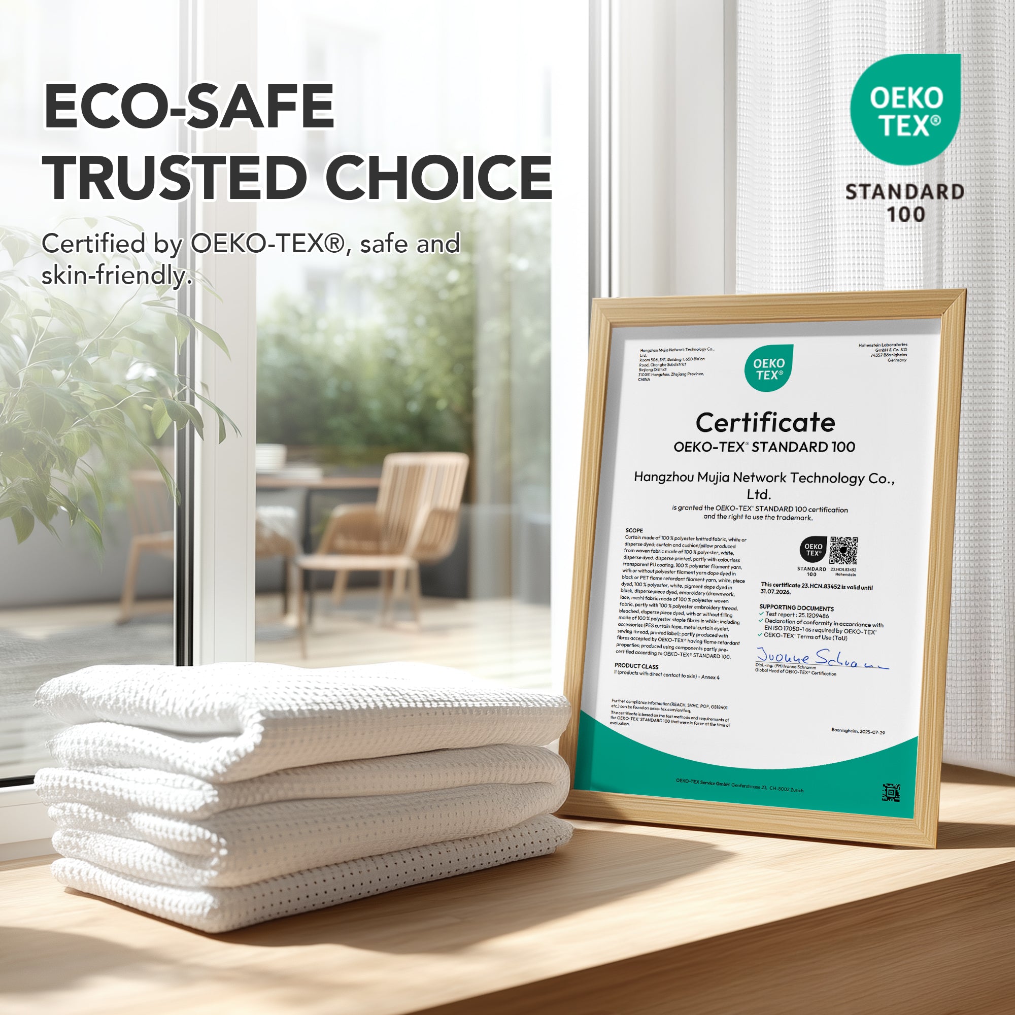 Deconovo Light Filtering Textured Sheer Window Curtain Panels with Grommet Top