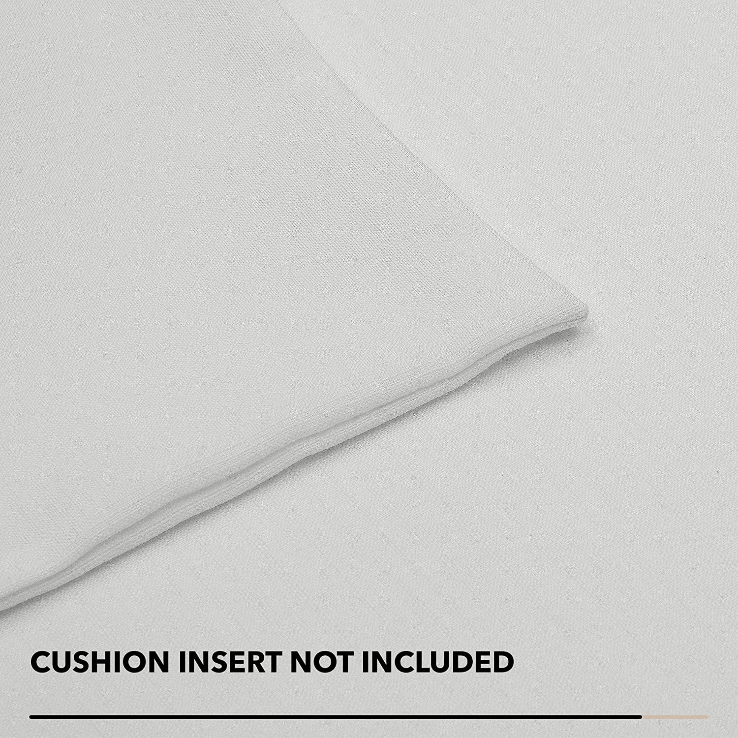 Deconovo 4 Pack Faux Linen Pillow Covers with Hidden Zipper