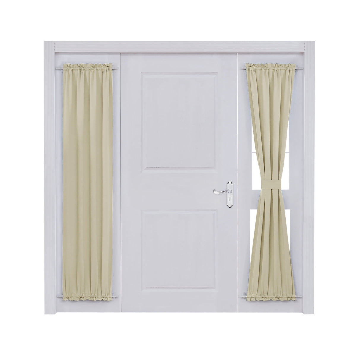 ZOPZO Curtains & Valances, Dark Beige