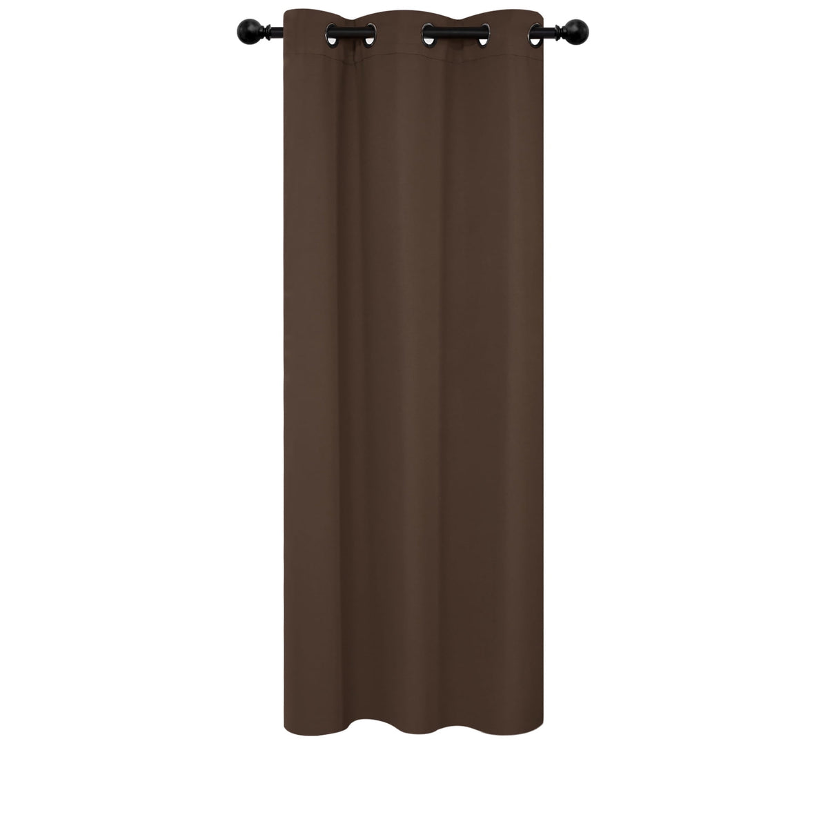 ZOPZO blackout curtain, Brown, 42W x 72L inches, 1 panel