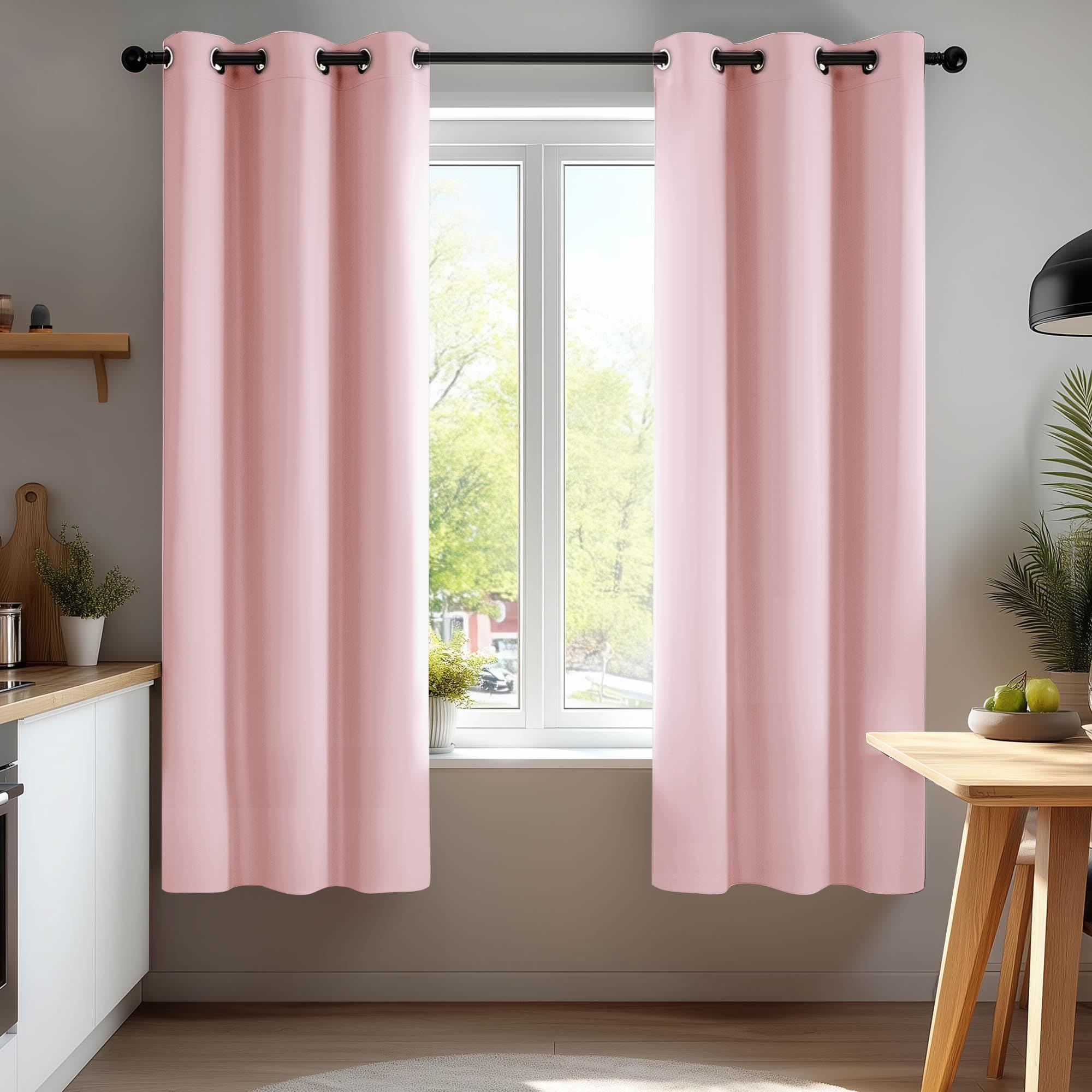 Deconovo Grommet Curtains 2 Panels, Thermal Insulated, 38"W