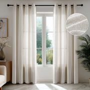 ZOPZO Curtains & Valances, Natural Linen