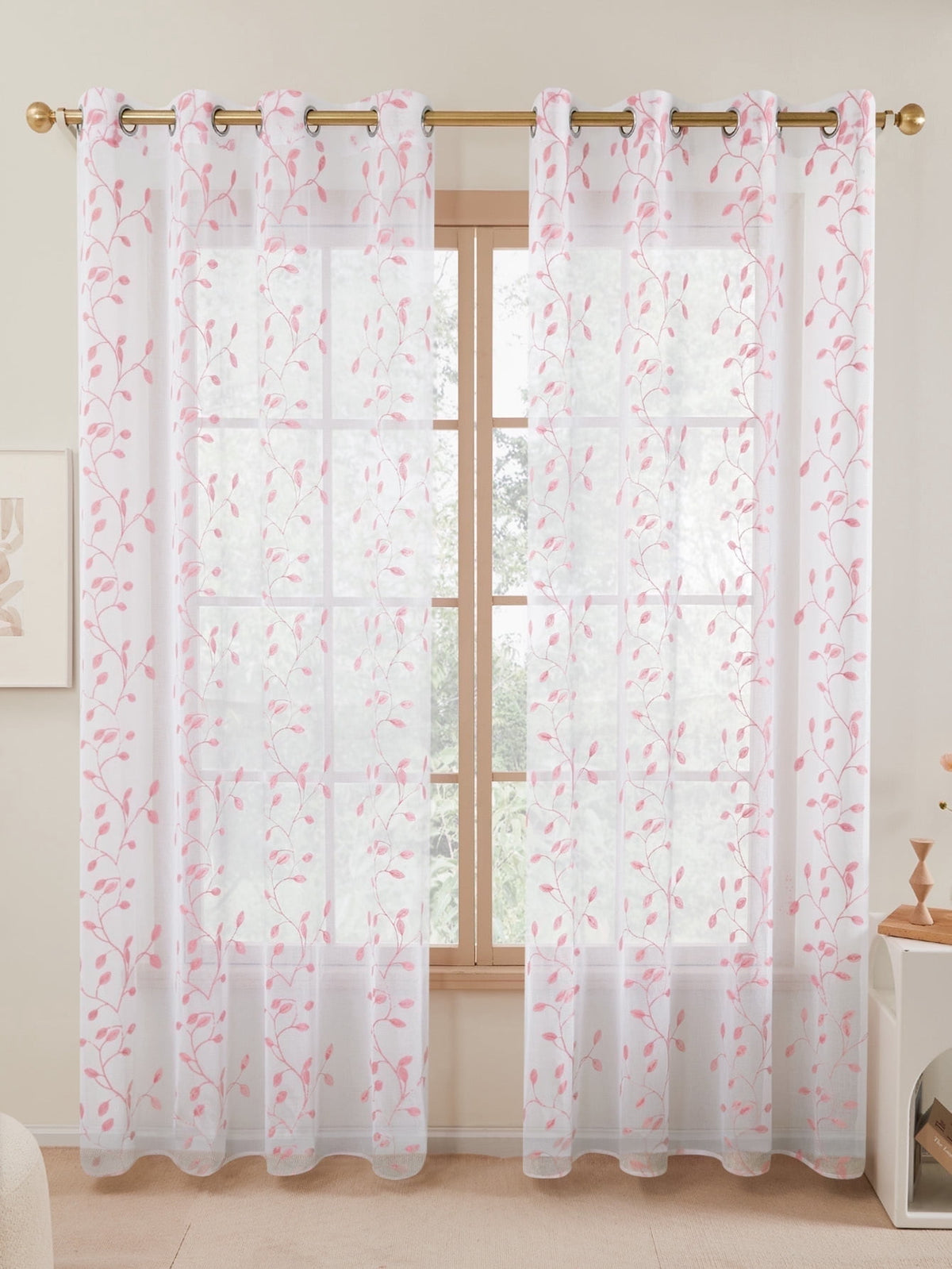 ZOPZO Curtains & Valances, Pink