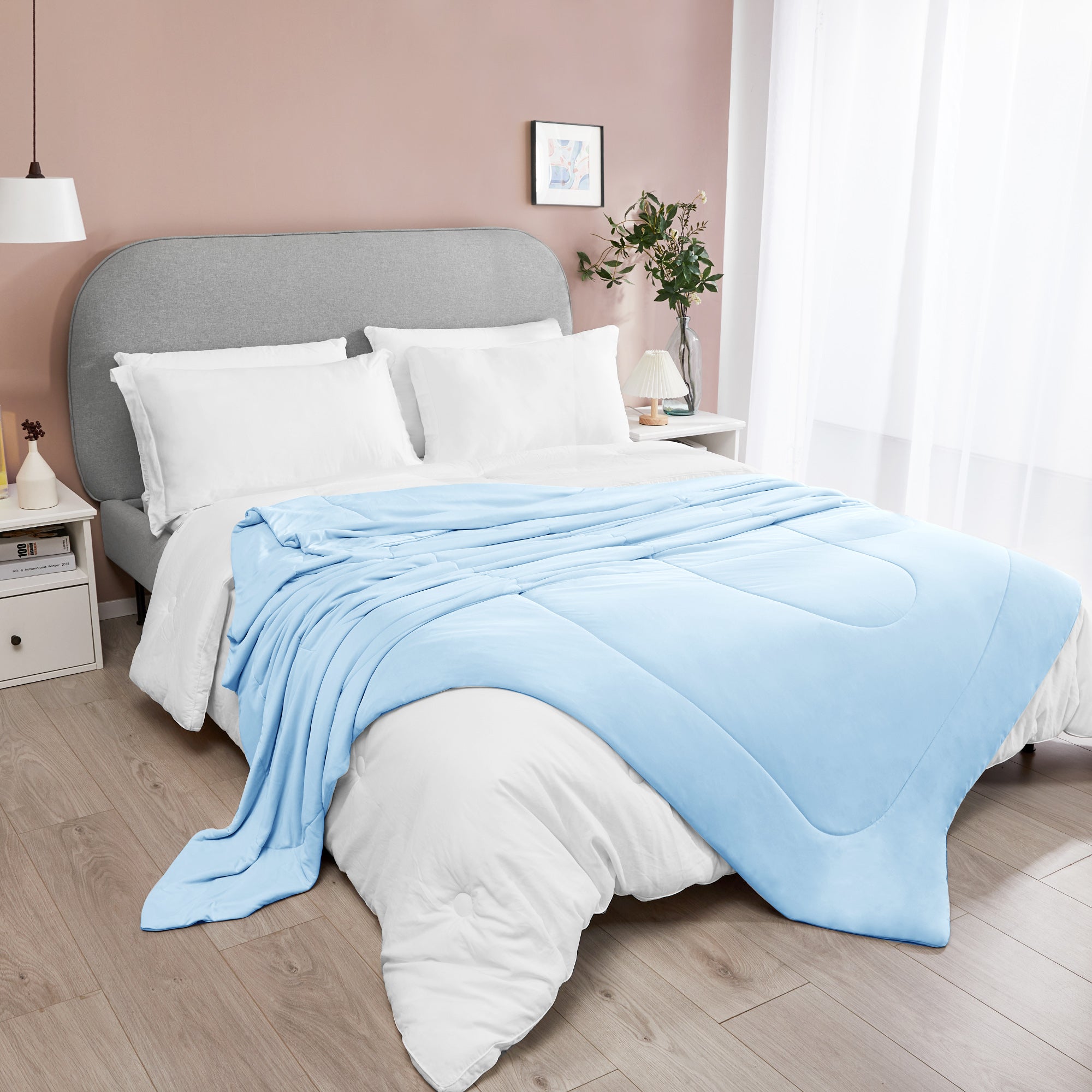 Deconovo Lightweight Cooling Comforter for Hot Sleepers, OEKO-TEX