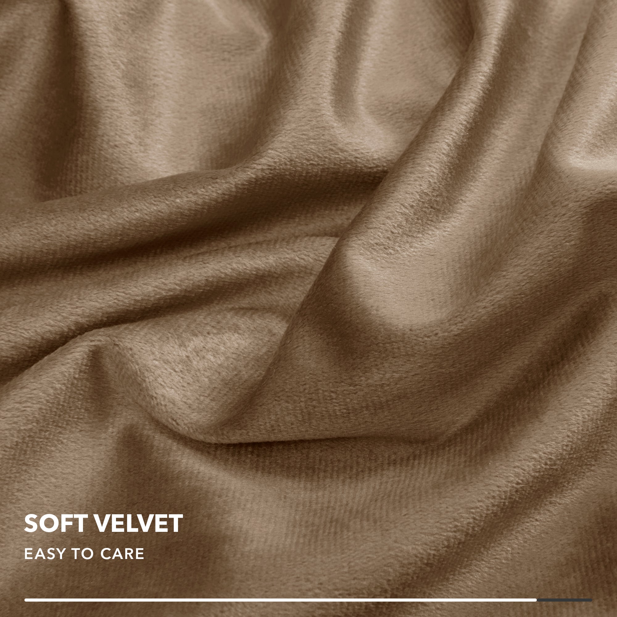 Deconovo Velvet Throw Pillow Covers, 2-Pack – Cover Only, Soft Feel