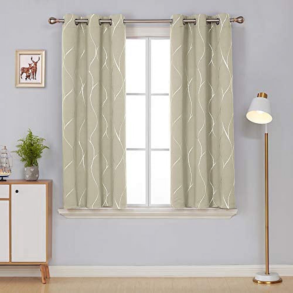 ZOPZO Curtains & Valances, Light Beige
