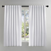 ZOPZO Thermal Blackout Curtains, 2 Panels - Greyish White, 52 x 63