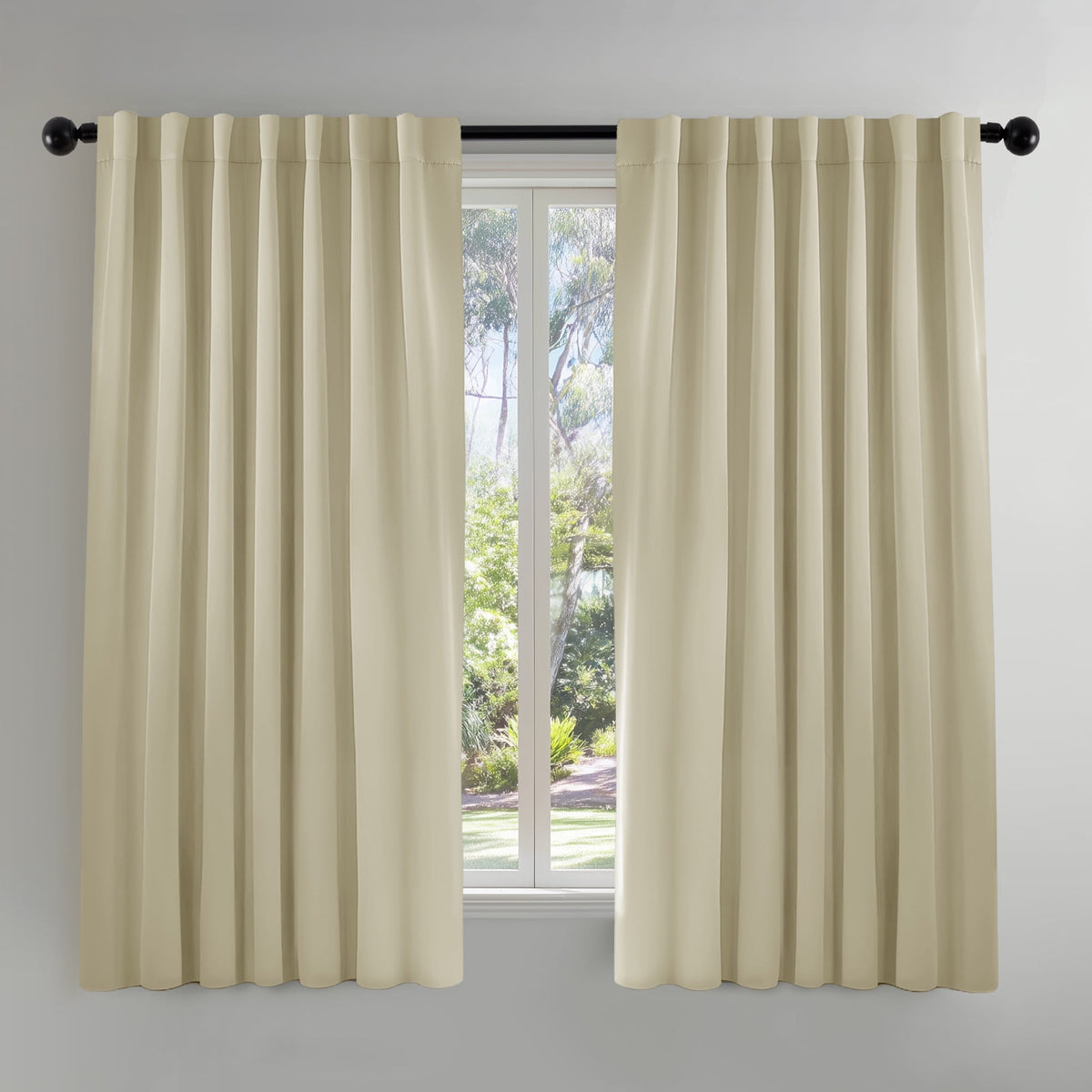 ZOPZO Curtains & Valances, Beige