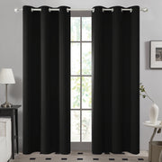 ZOPZO blackout curtain, Black, 42W x 84L inches, 1 panel