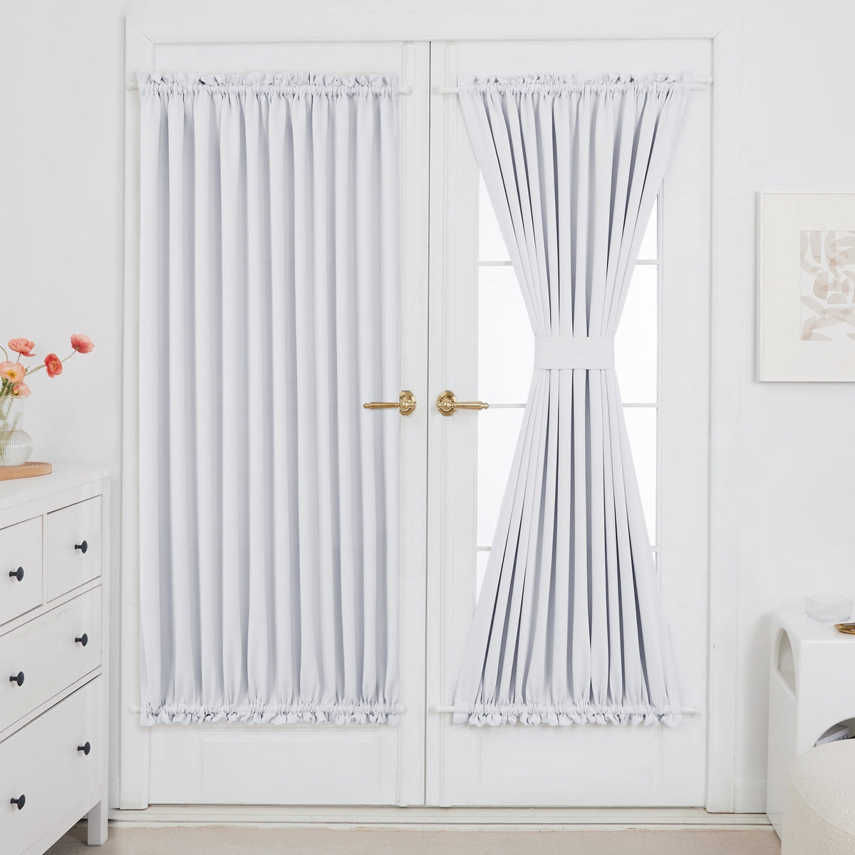 ZOPZO Curtains & Valances, Bright White