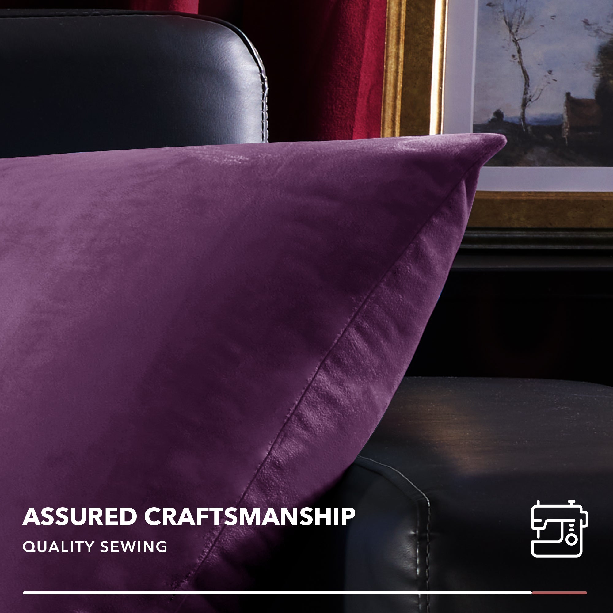 Deconovo Velvet Throw Pillow Covers, 2-Pack – Cover Only, Soft Feel