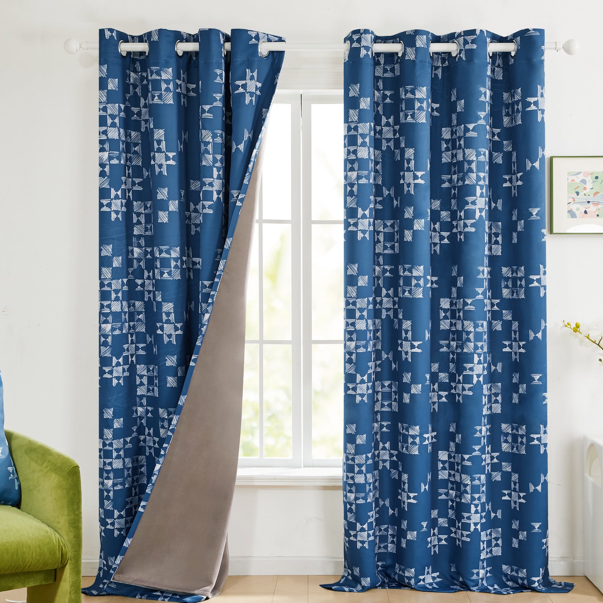 Blue-White Patchwork