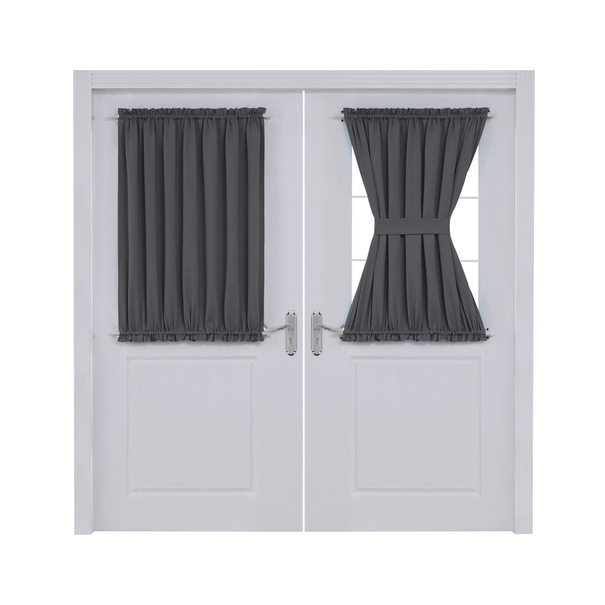 ZOPZO Curtains & Valances, Dark Gray