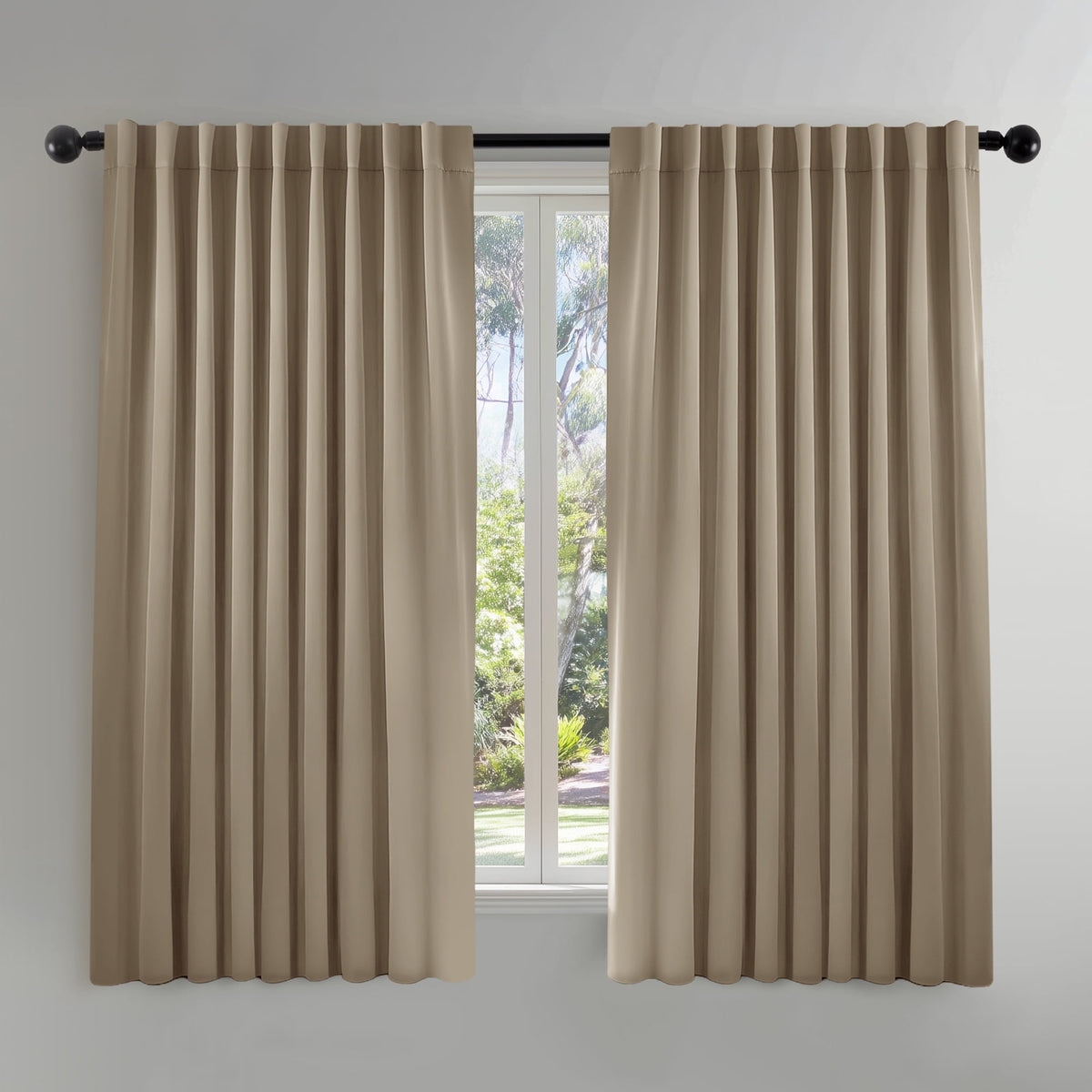 ZOPZO Curtains & Valances, Khaki
