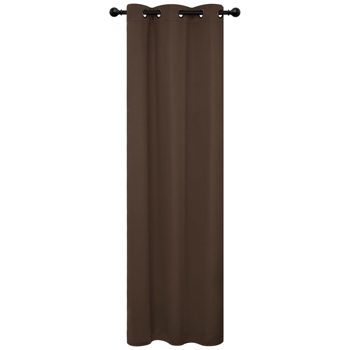 ZOPZO blackout curtain, Brown, 42W x 84L inches, 1 panel