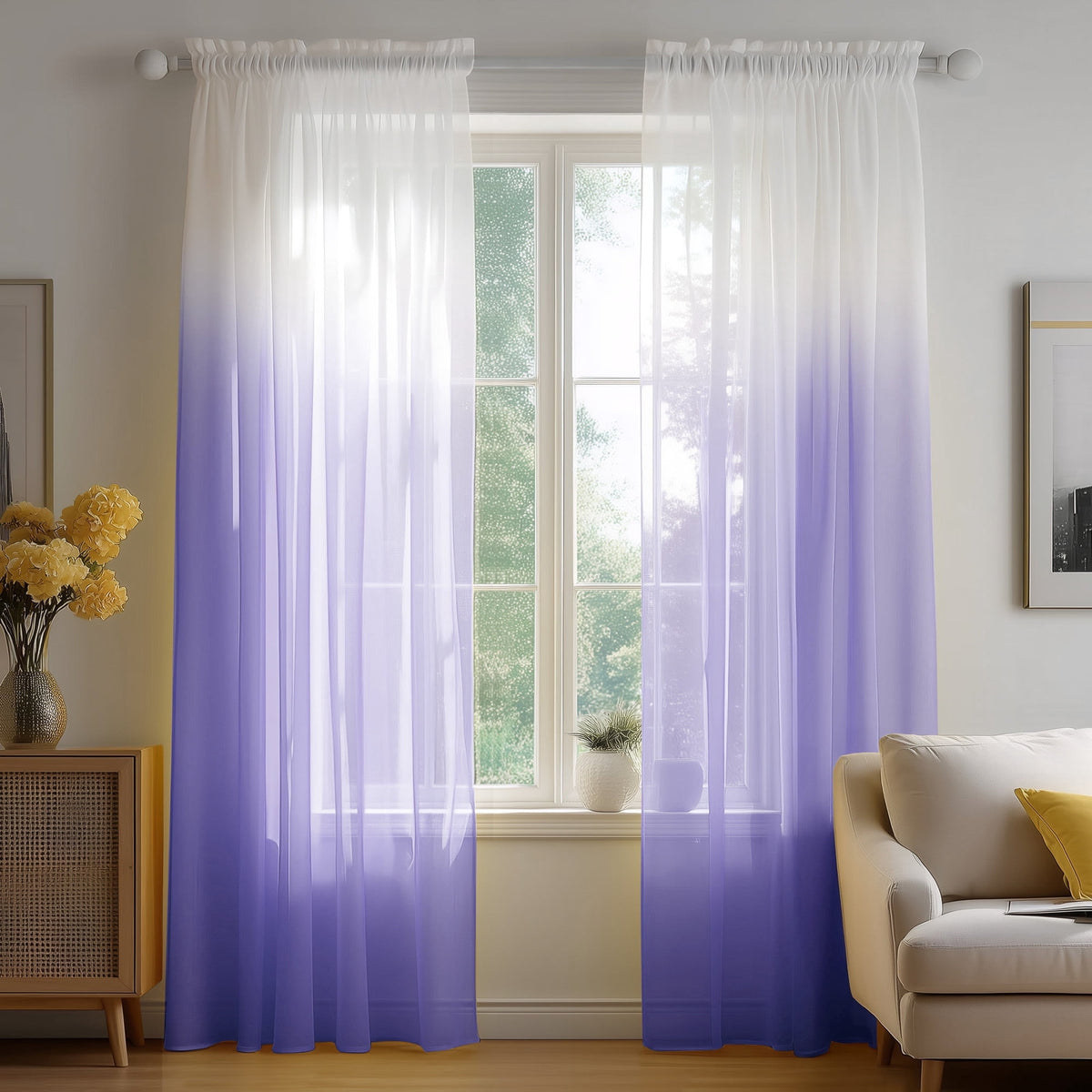 ZOPZO Curtains & Valances, Purple