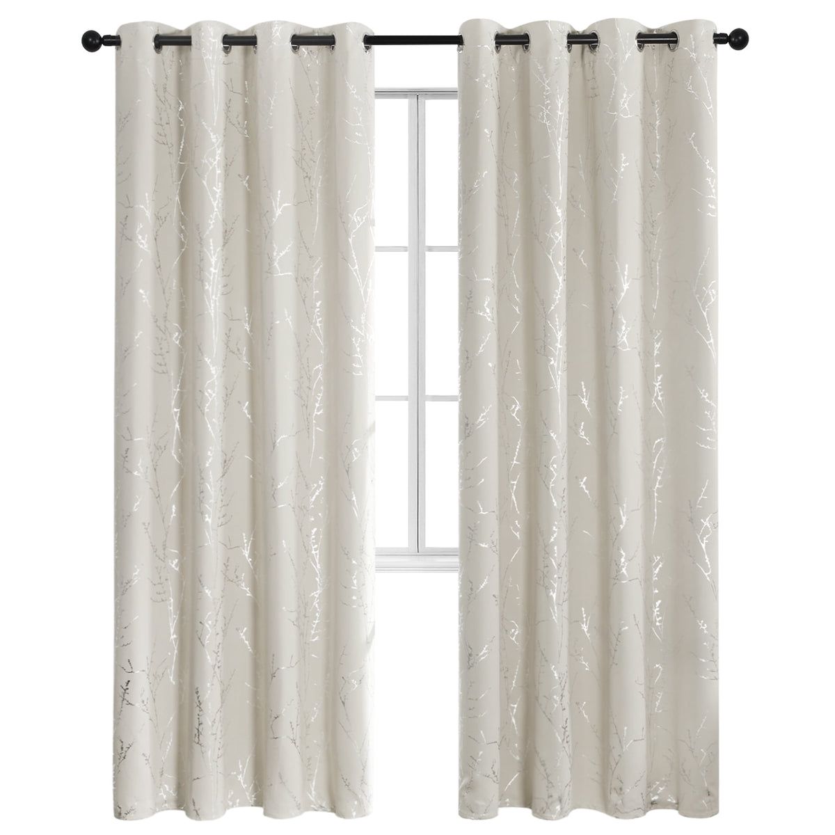 ZOPZO Curtains & Valances, Light Beige