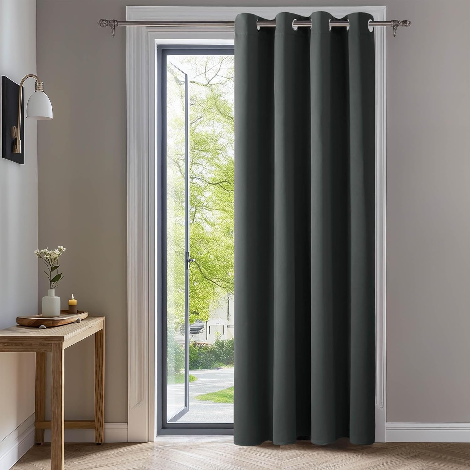Deconovo Grommet Top Soft Window Curtain Panel Designed for Light Reduction and Privacy 1 Panel