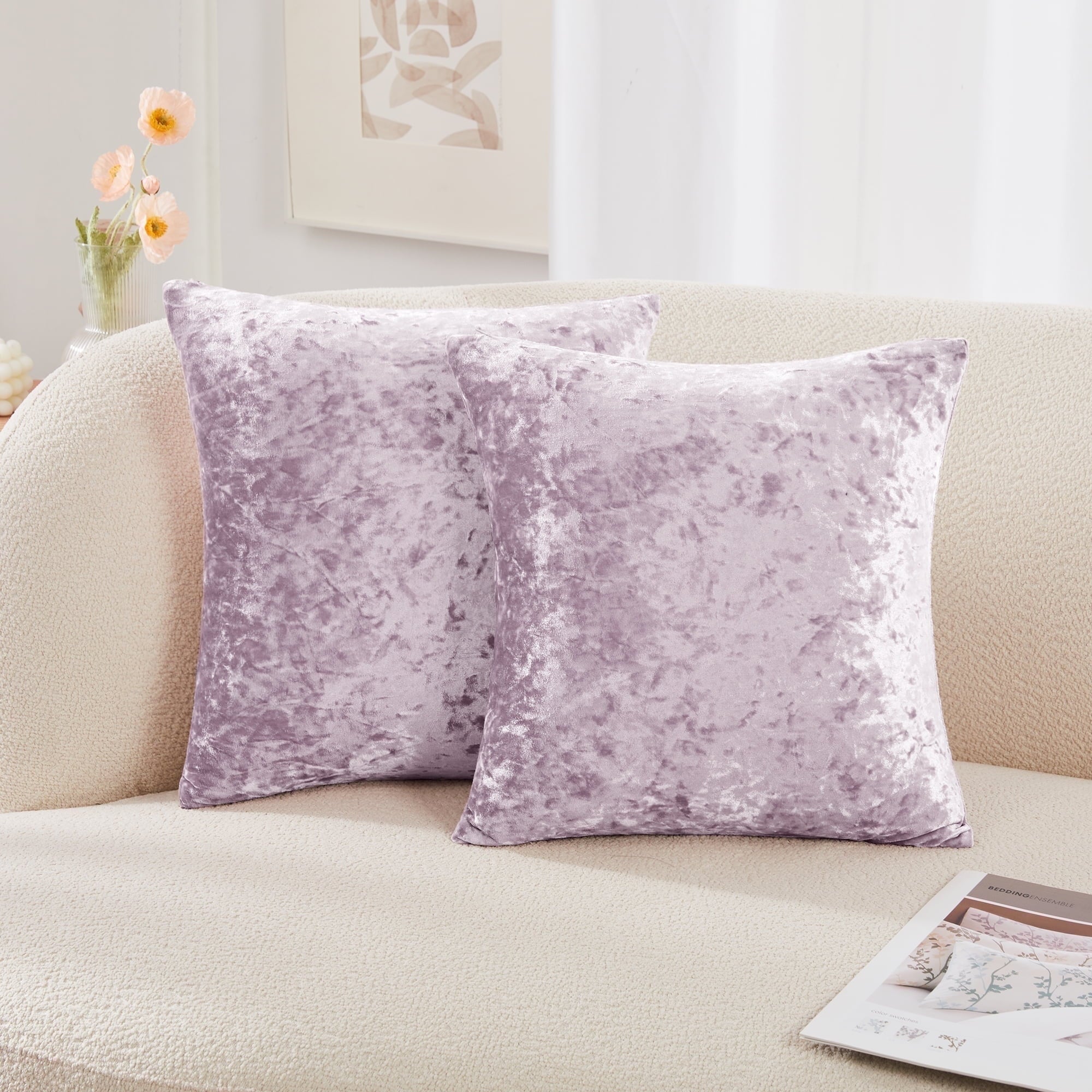 Lavender-Crushed Velvet