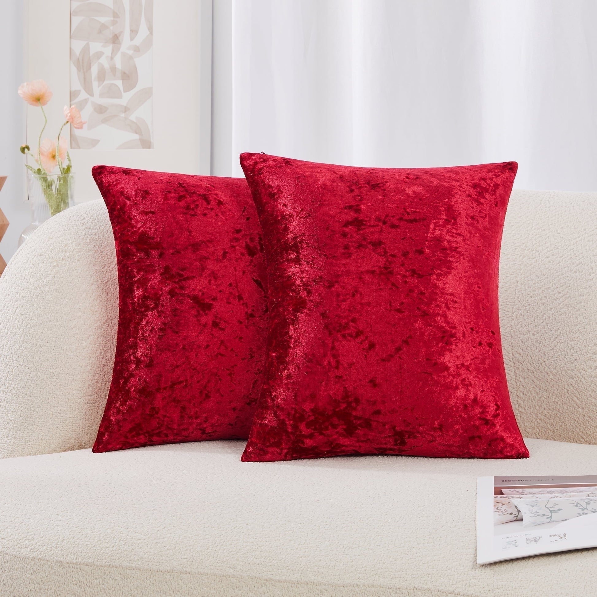 Red-Crushed Velvet