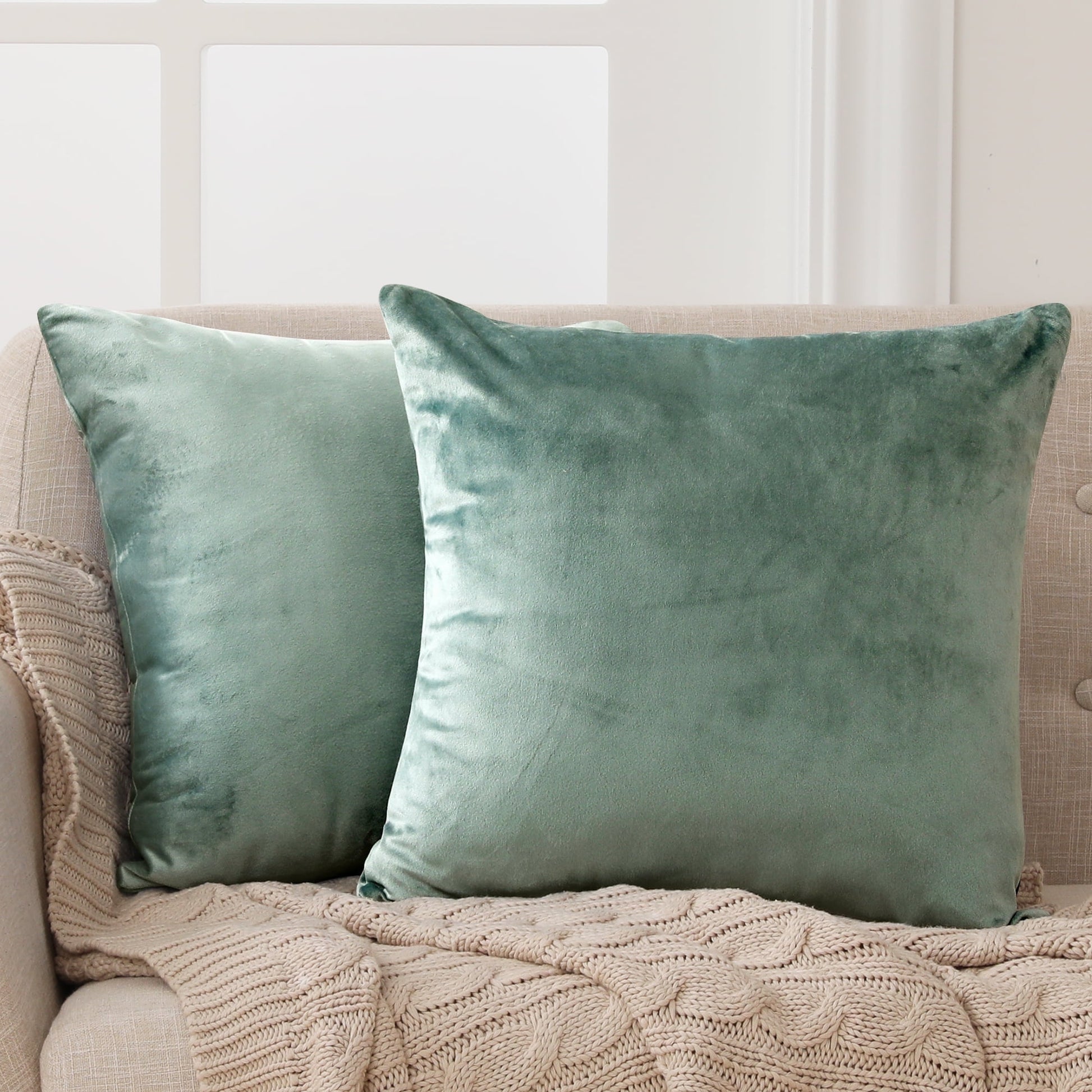 Light Green-Velvet