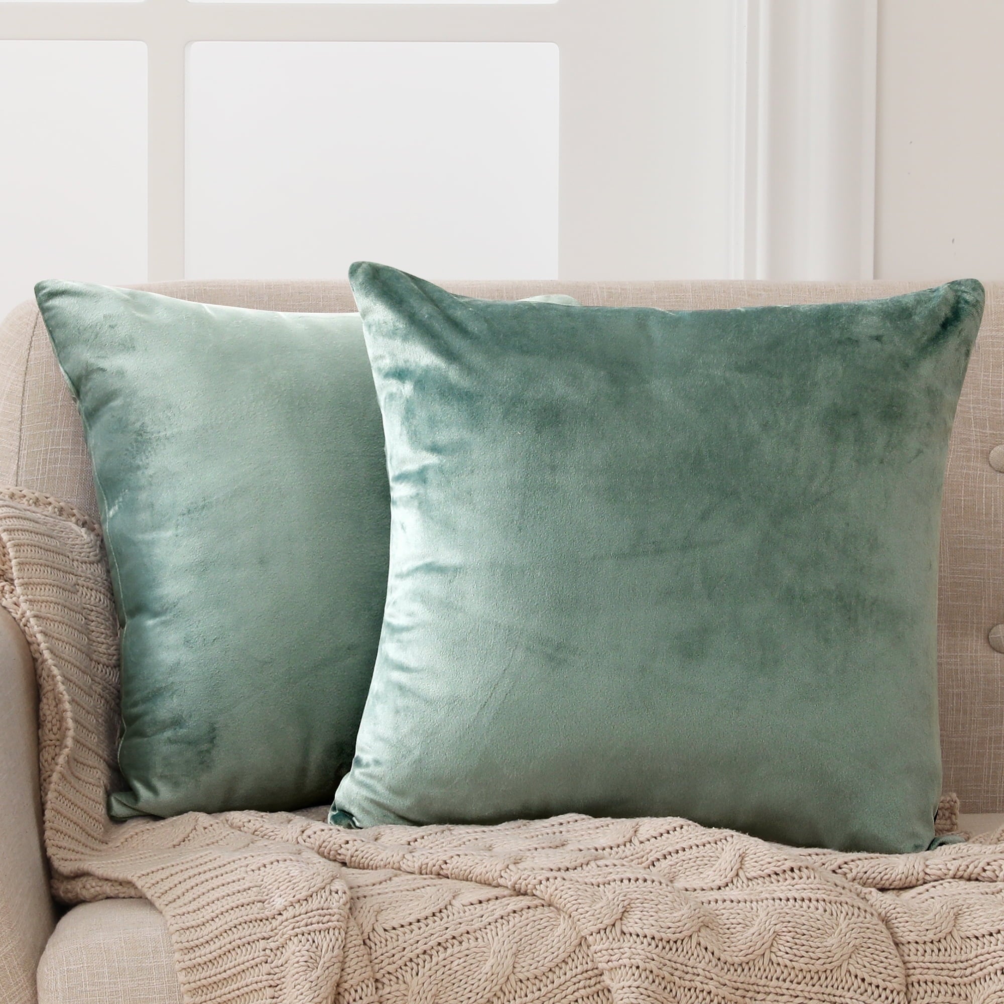 Light Green-Velvet