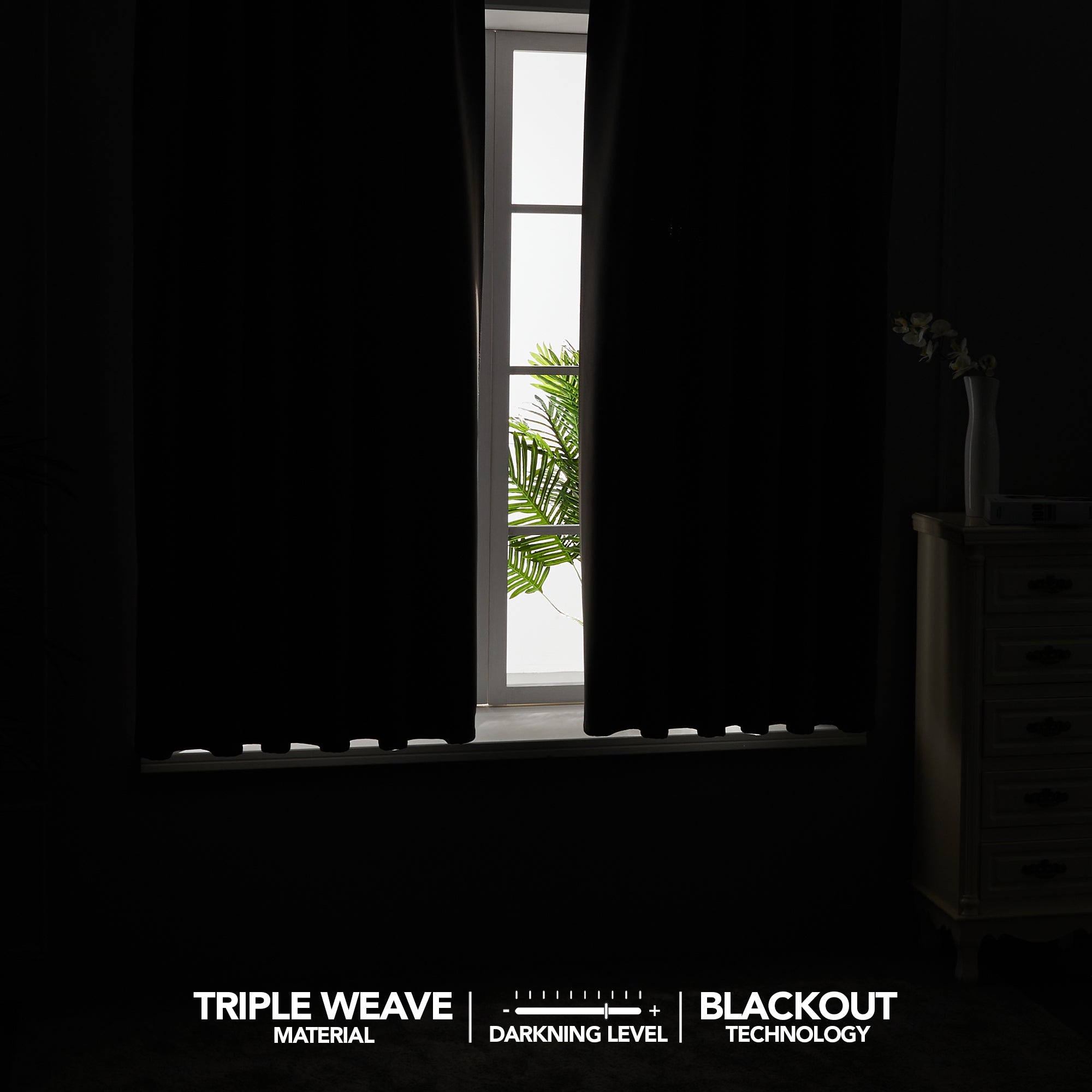 Deconovo 52" Back Tab Thermal Blackout Curtains (2 Panels)