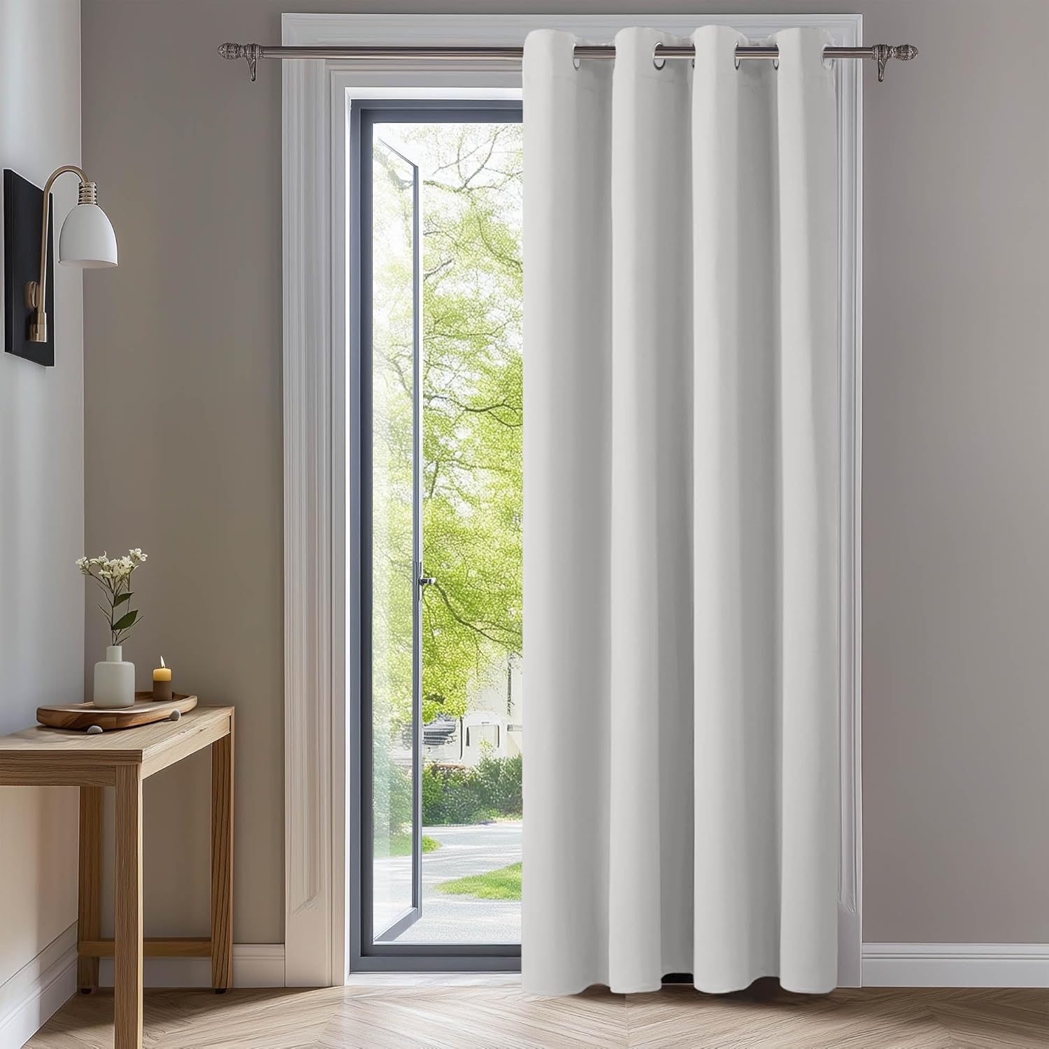 Deconovo Grommet Top Soft Window Curtain Panel Designed for Light Reduction and Privacy 1 Panel